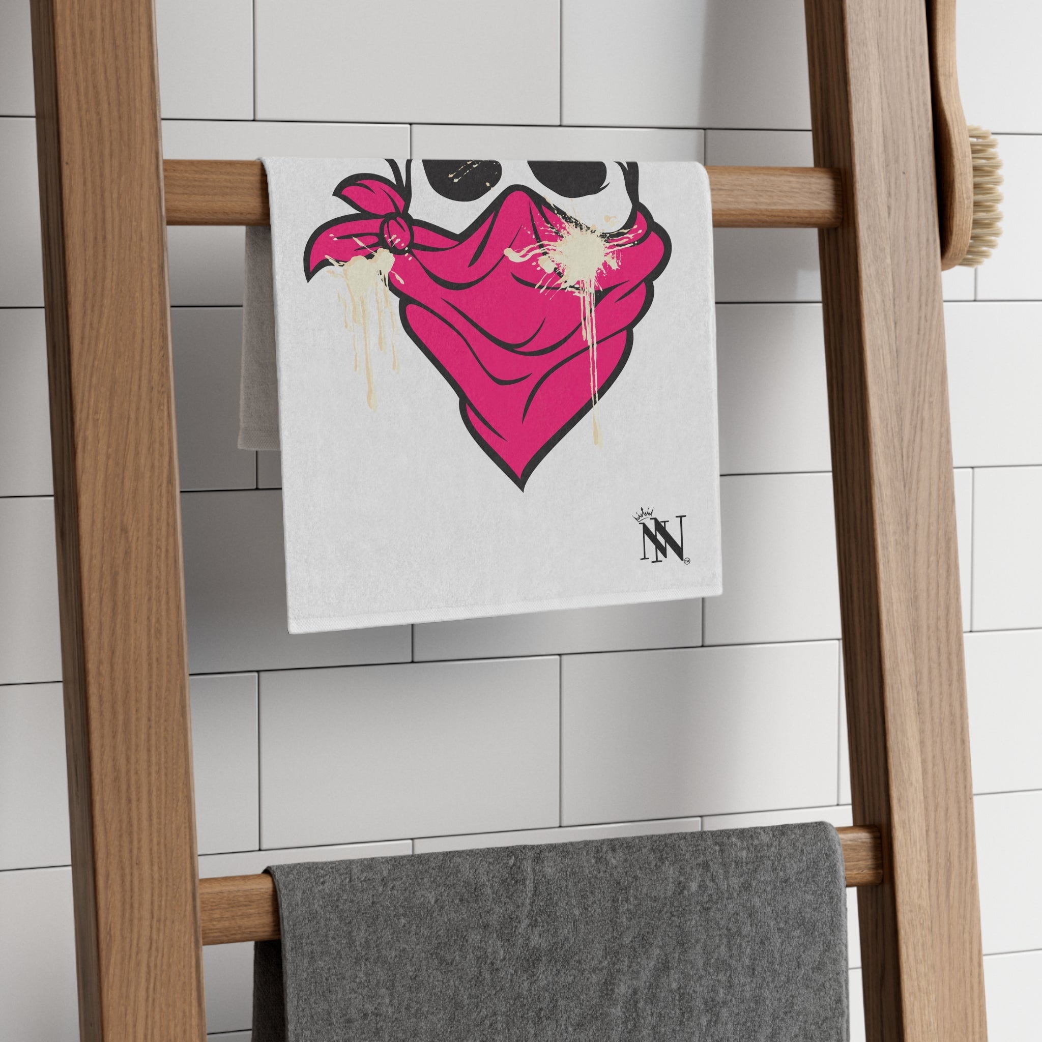 Cum Bandit White | Mix & Match Soft Fun-Flirty Lovers’ Towels