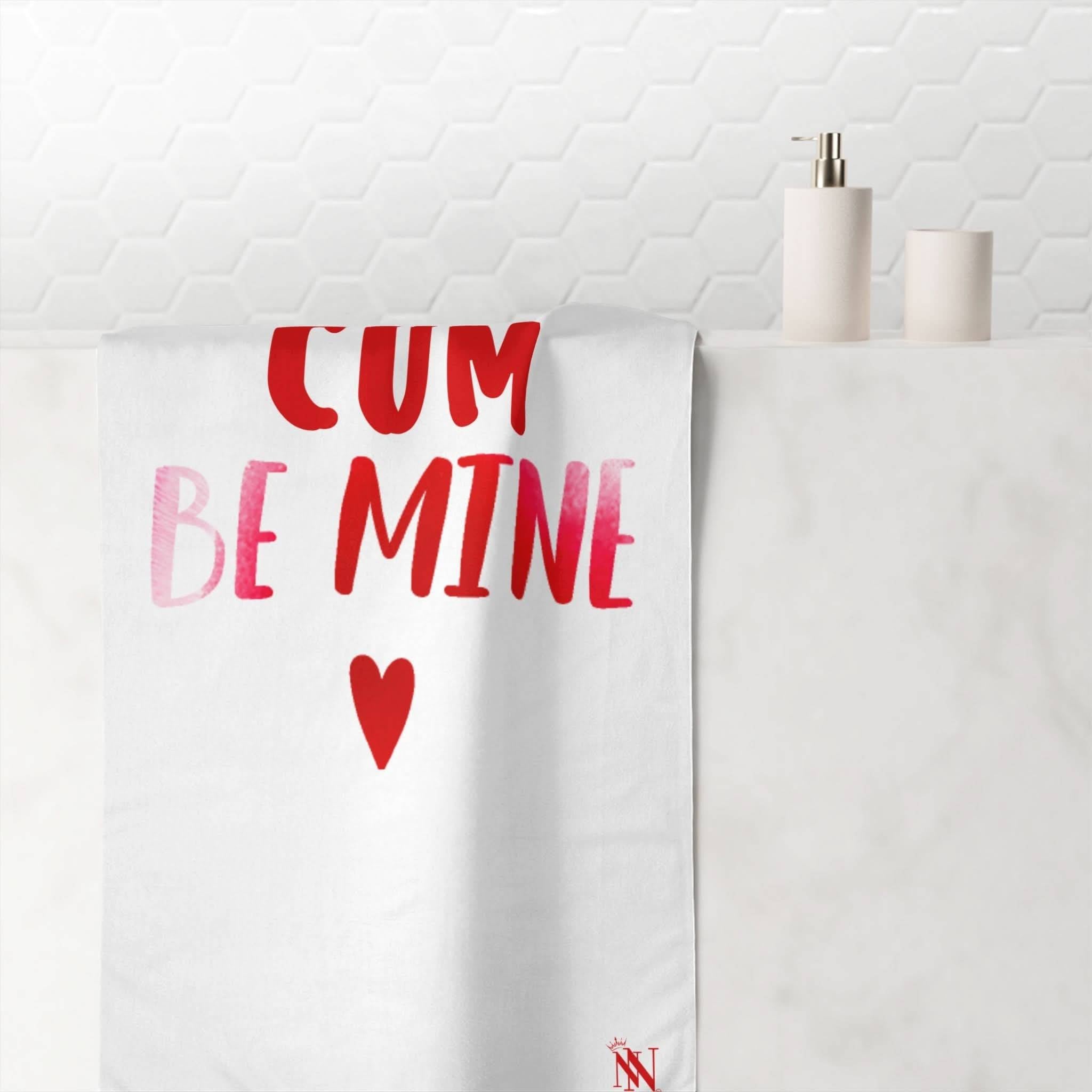 Cum Be Mine | Mix & Match Naughty XL Fun-Flirty Lovers’ Towels