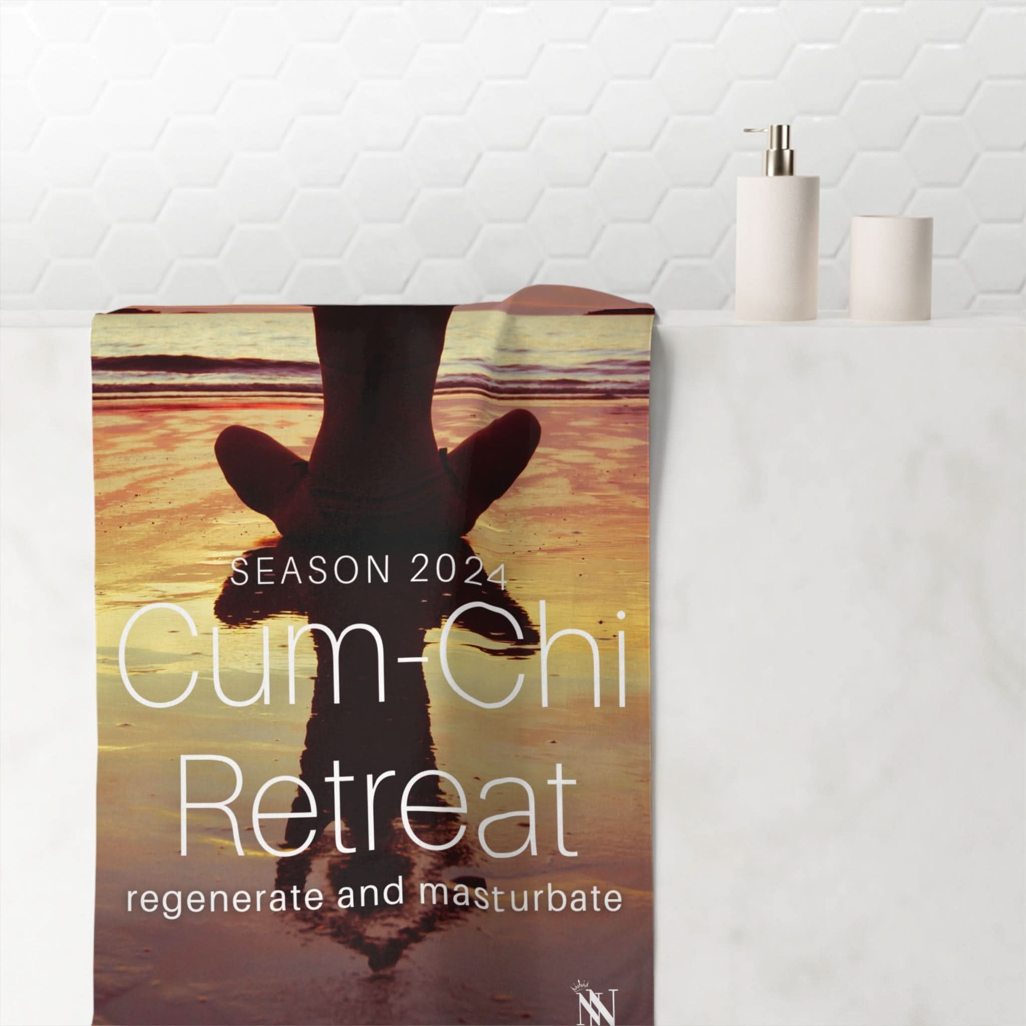 Cum-Chi Retreat | Mix & Match Naughty XL Fun-Flirty Loversâ Towels