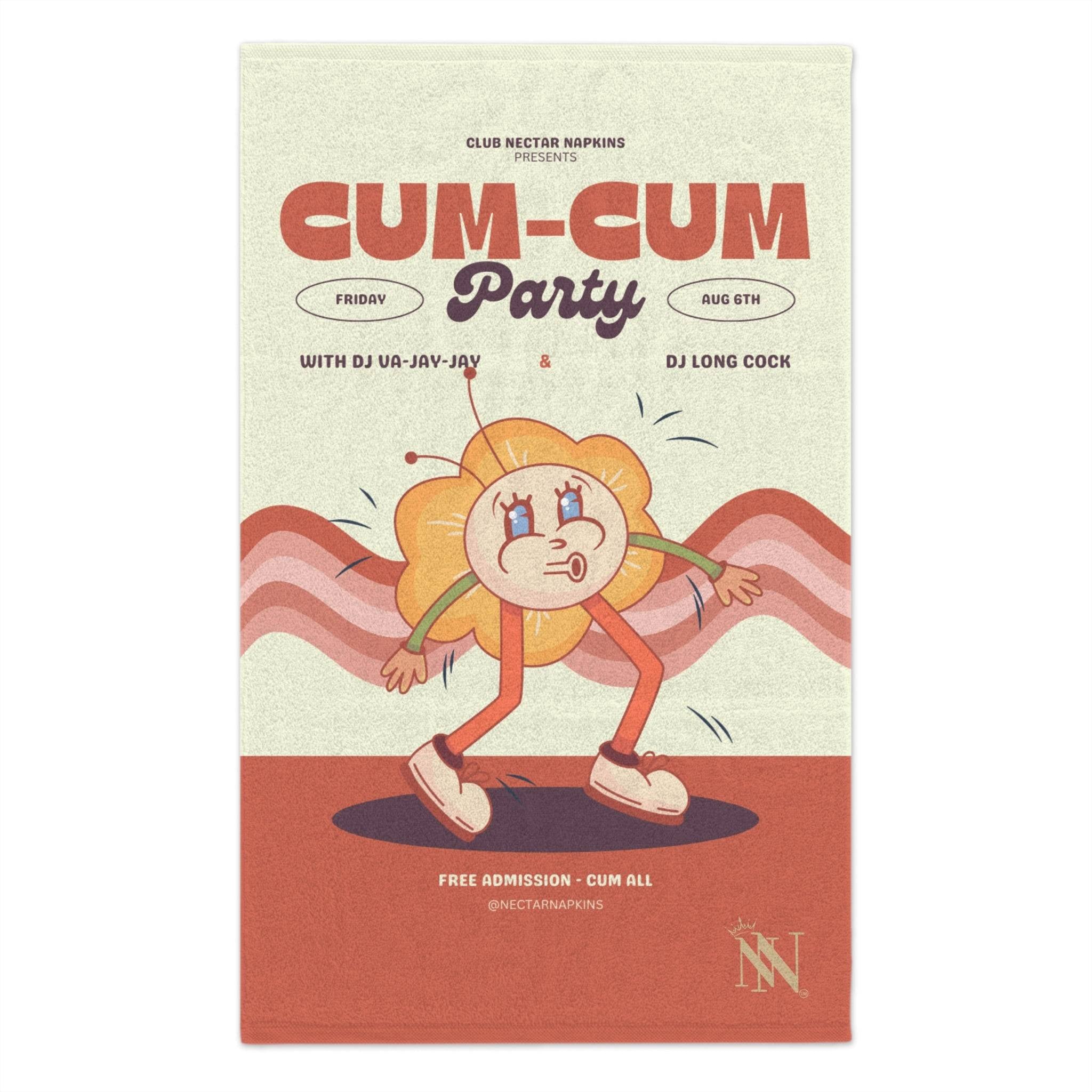 Cum-Cum Party | Mix & Match Soft Fun-Flirty Lovers’ Towels