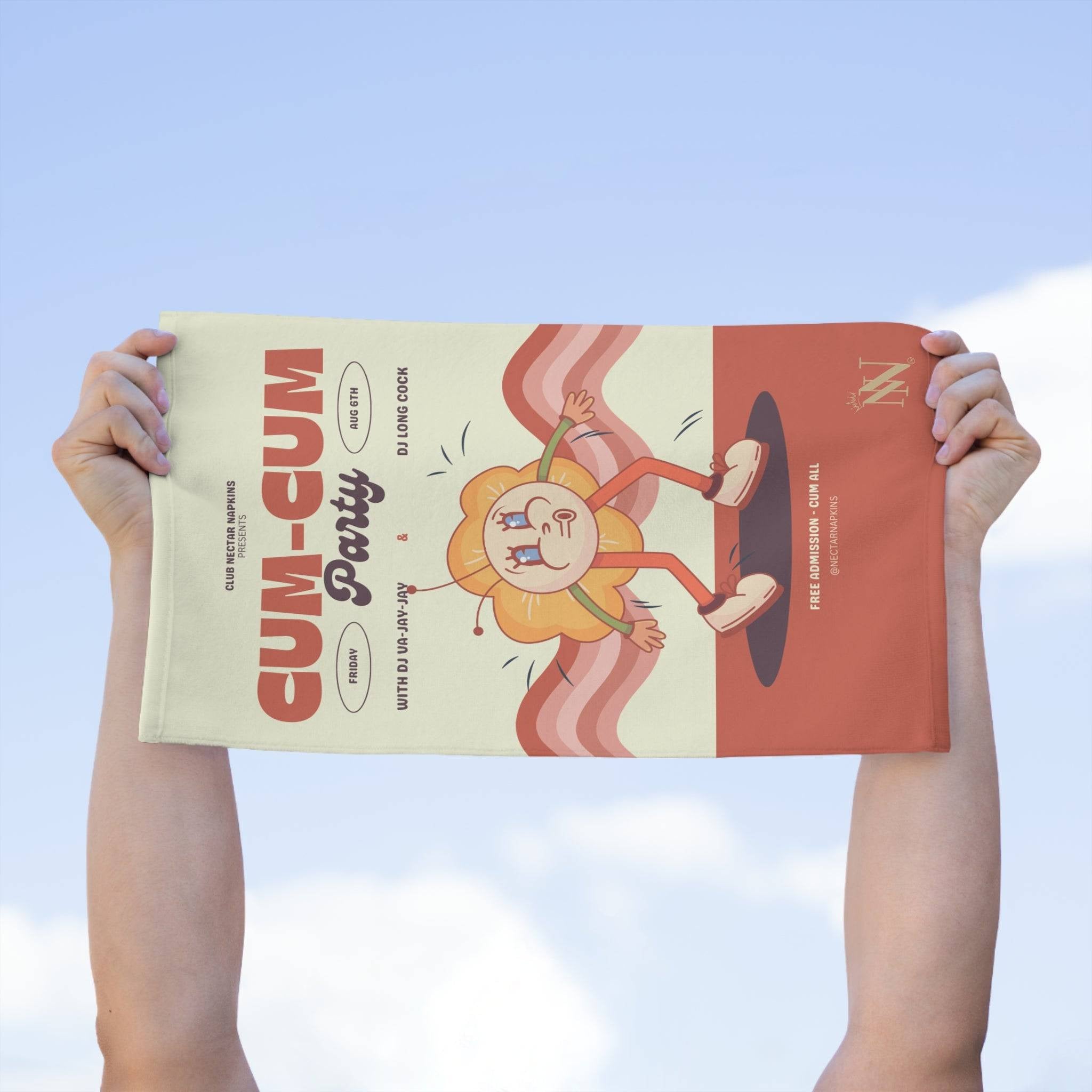 Cum-Cum Party | Mix & Match Soft Fun-Flirty Lovers’ Towels