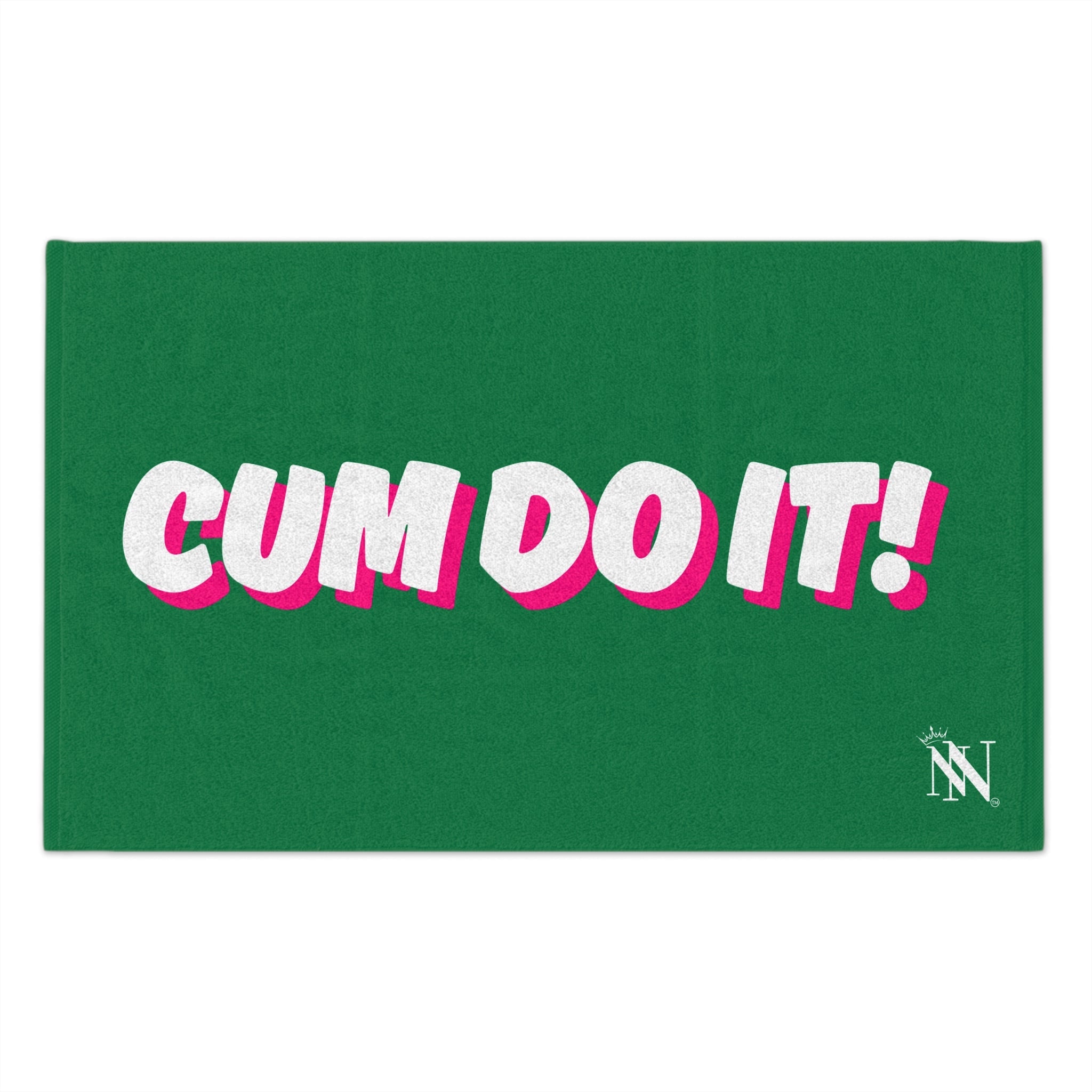 Cum Do It! Green | Mix & Match Soft Fun-Flirty Lovers’ Towels