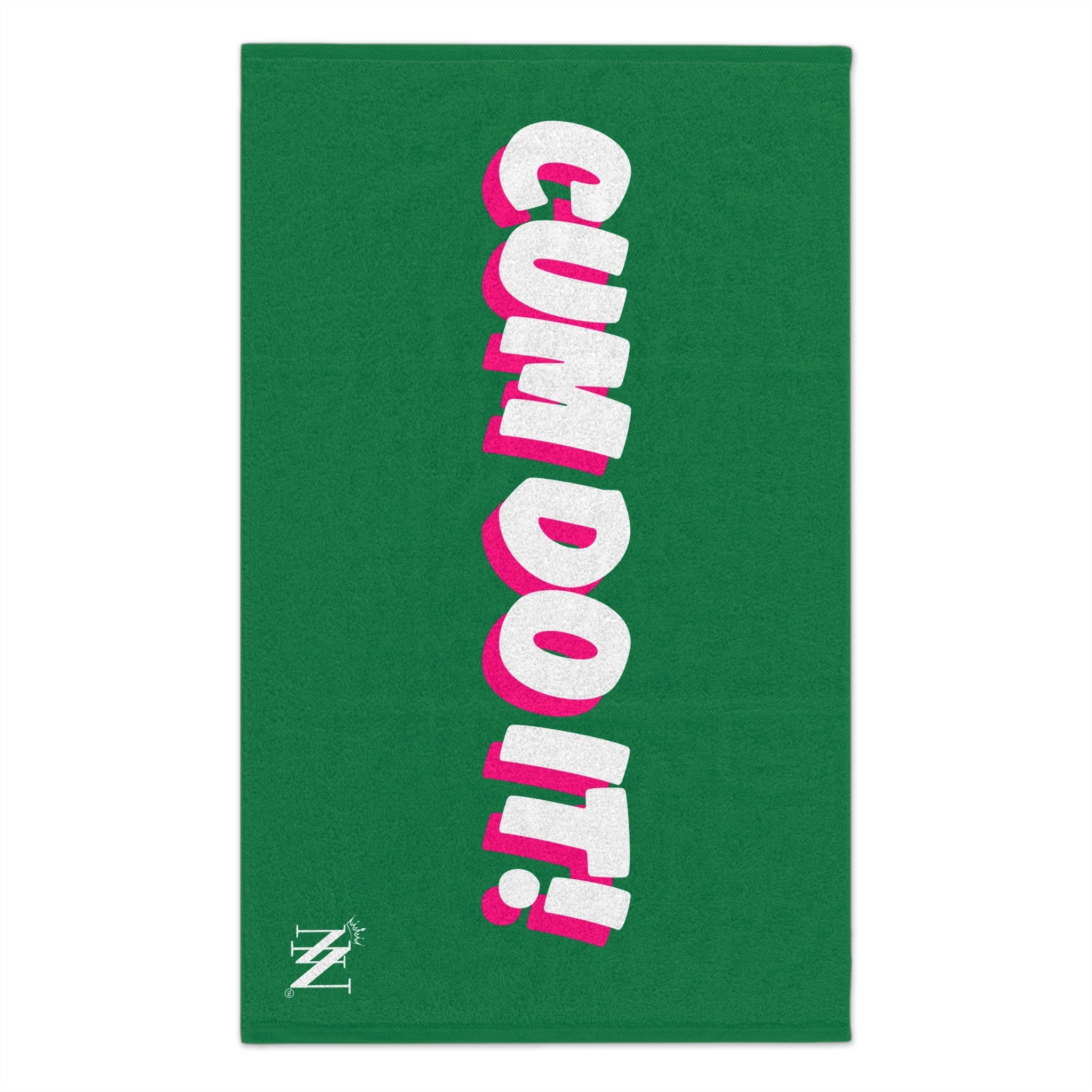 Cum Do It! Green | Mix & Match Soft Fun-Flirty Lovers’ Towels