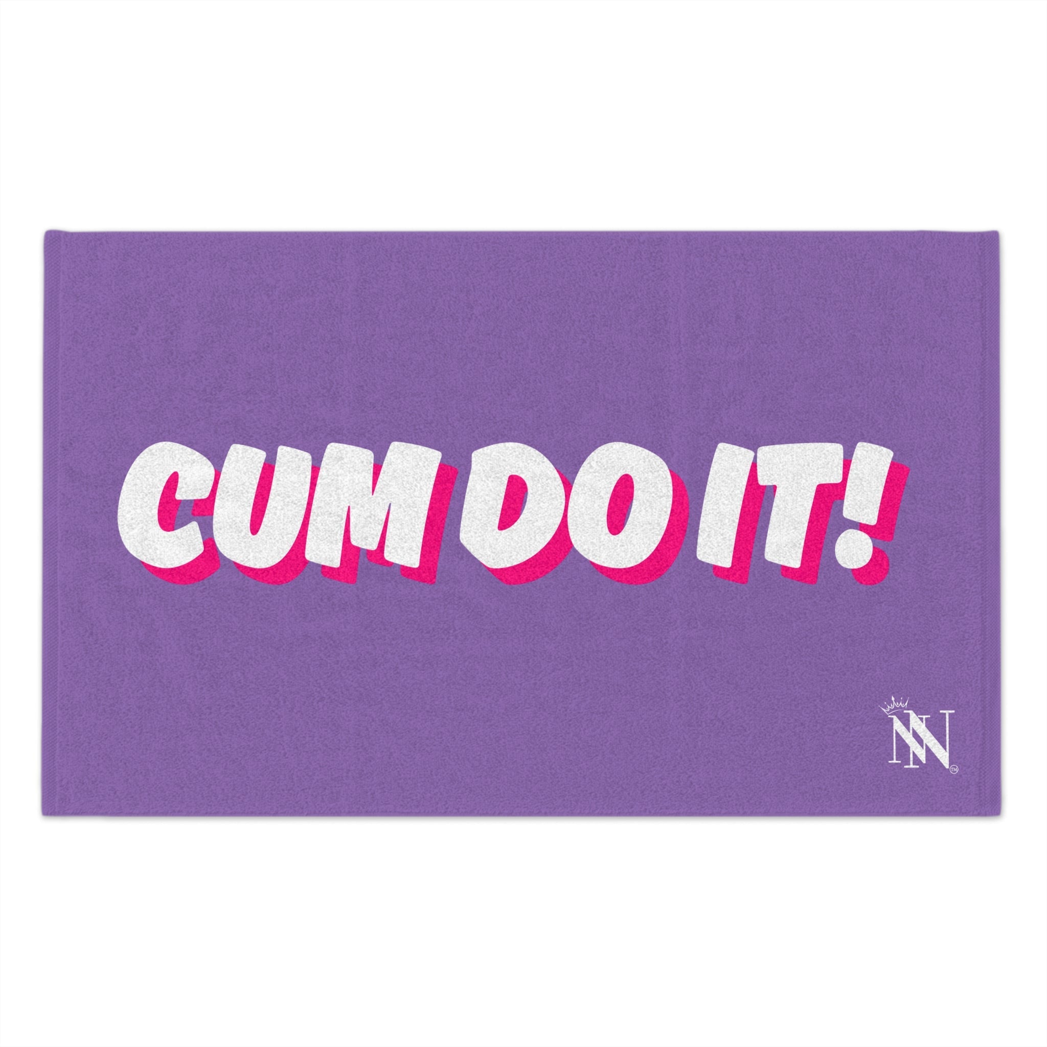 Cum Do It! Lavendar | Mix & Match Soft Fun-Flirty Lovers’ Towels