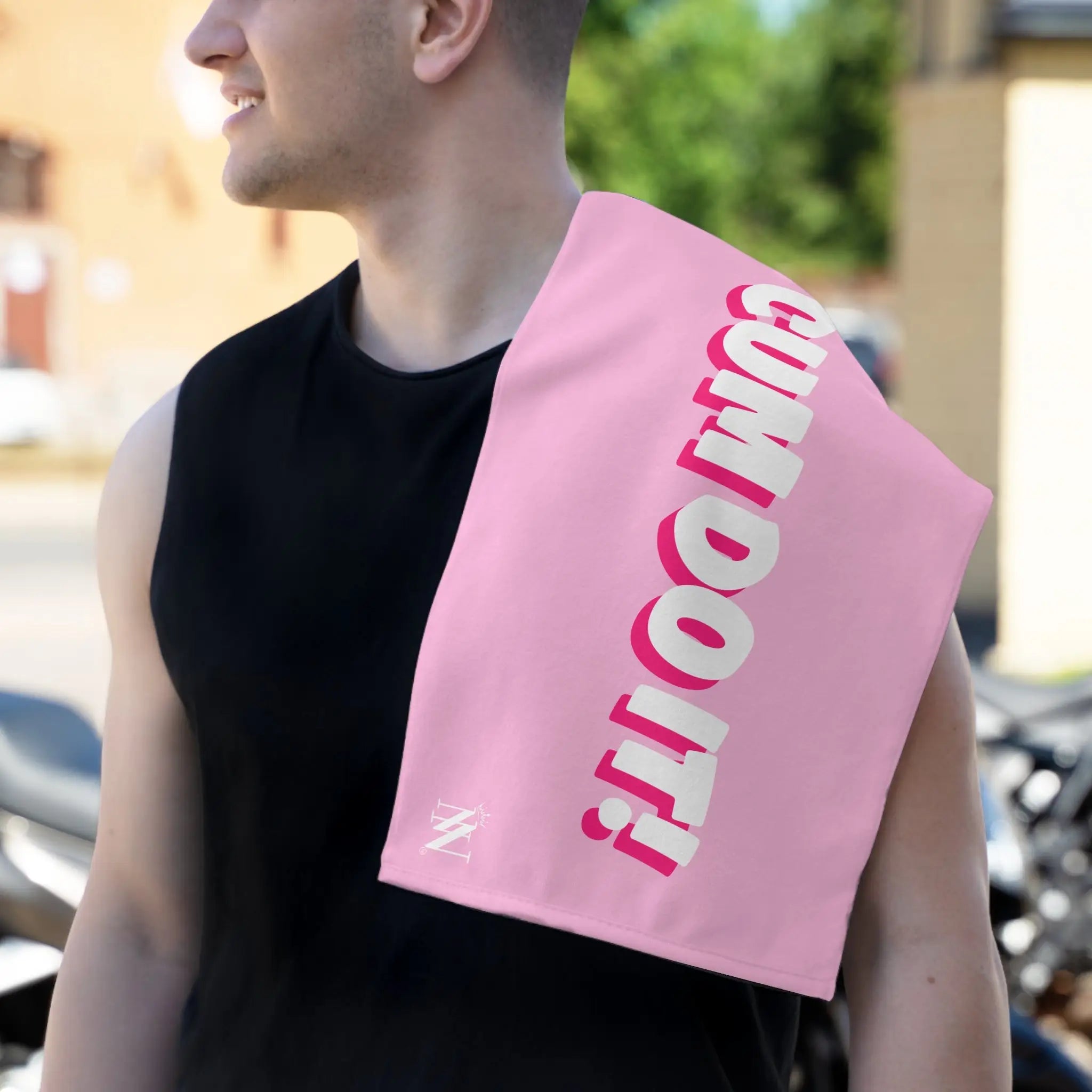 Cum Do It! Light Pink | Mix & Match Soft Fun-Flirty Lovers’ Towels
