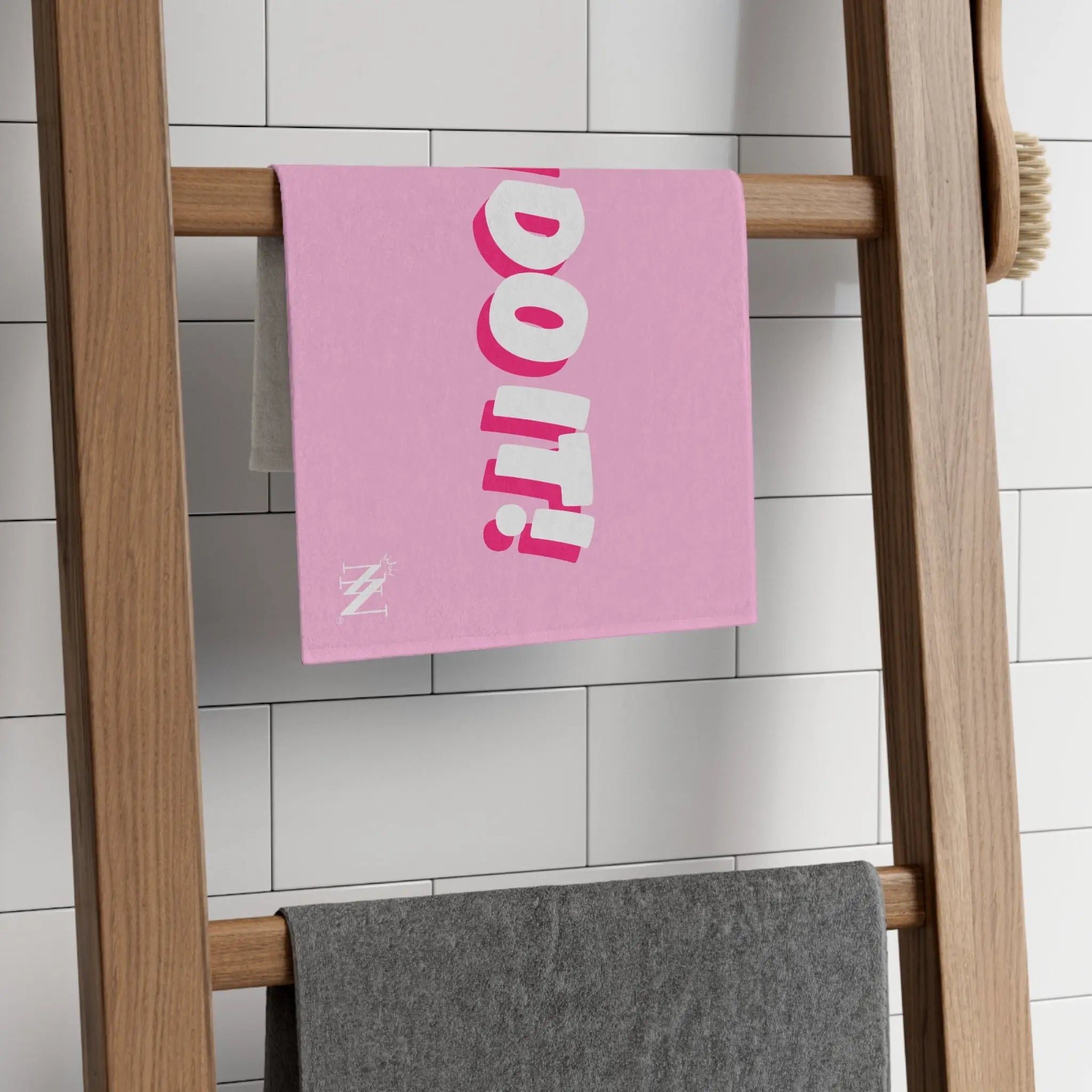 Cum Do It! Light Pink | Mix & Match Soft Fun-Flirty Lovers’ Towels