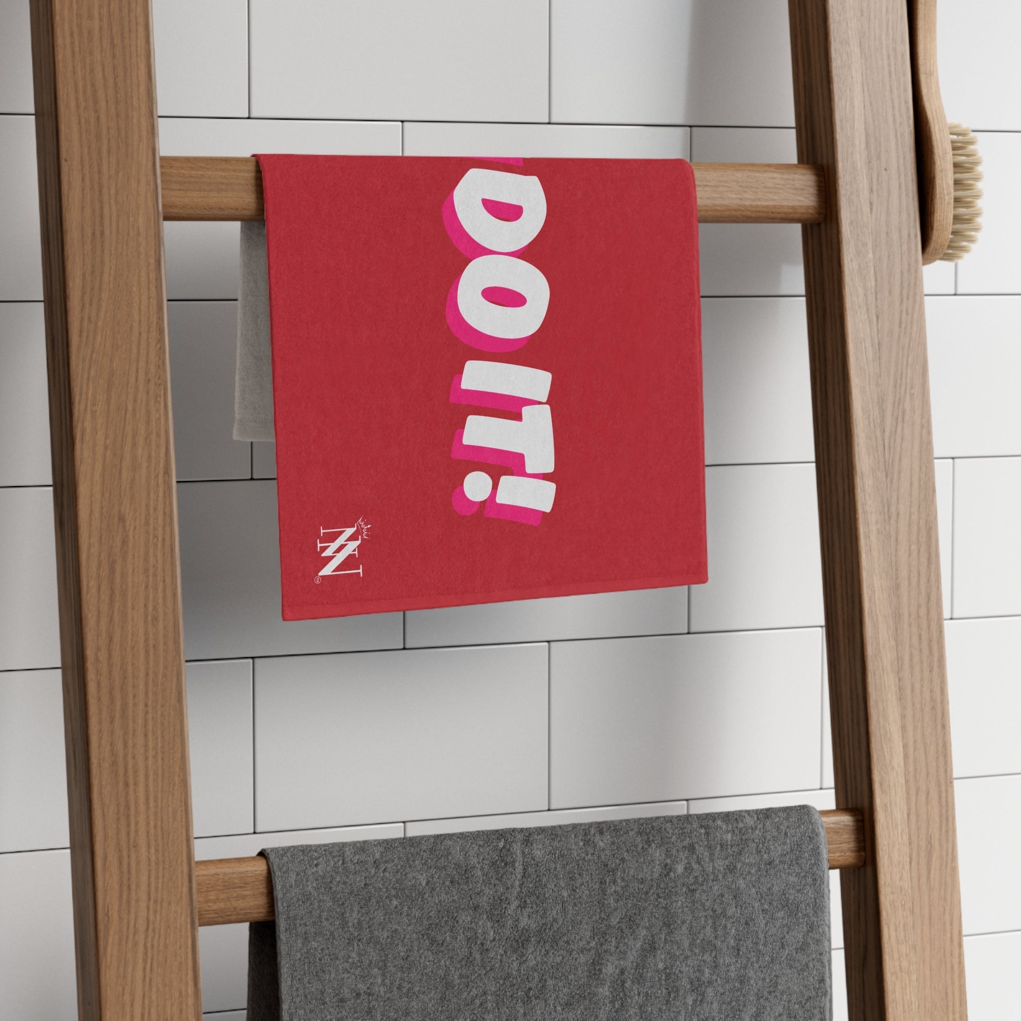 Cum Do It! Red | Mix & Match Soft Fun-Flirty Lovers’ Towels