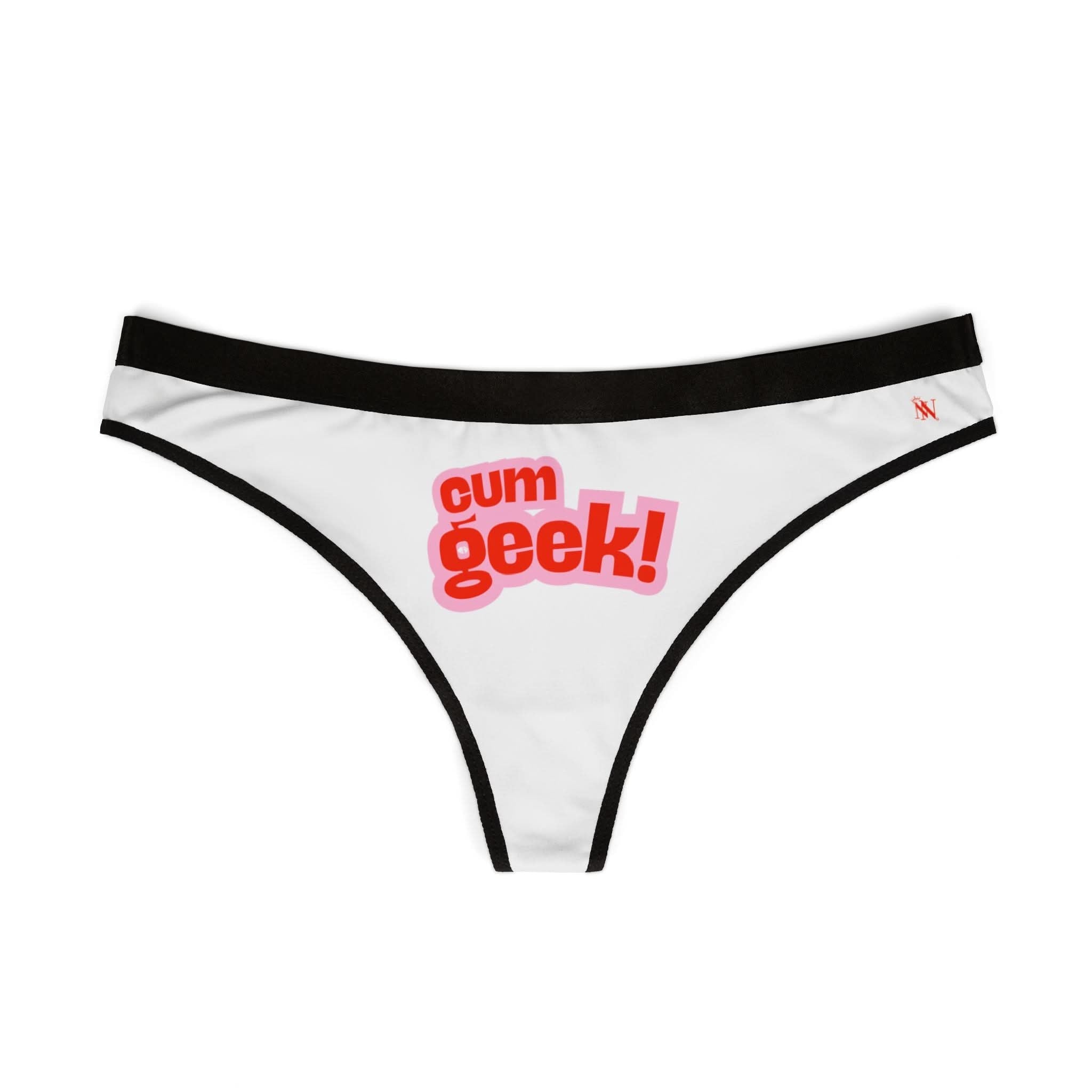 Cum Geek! | Mix & Match Women’s Fun-Flirty Lovers’ Thongs