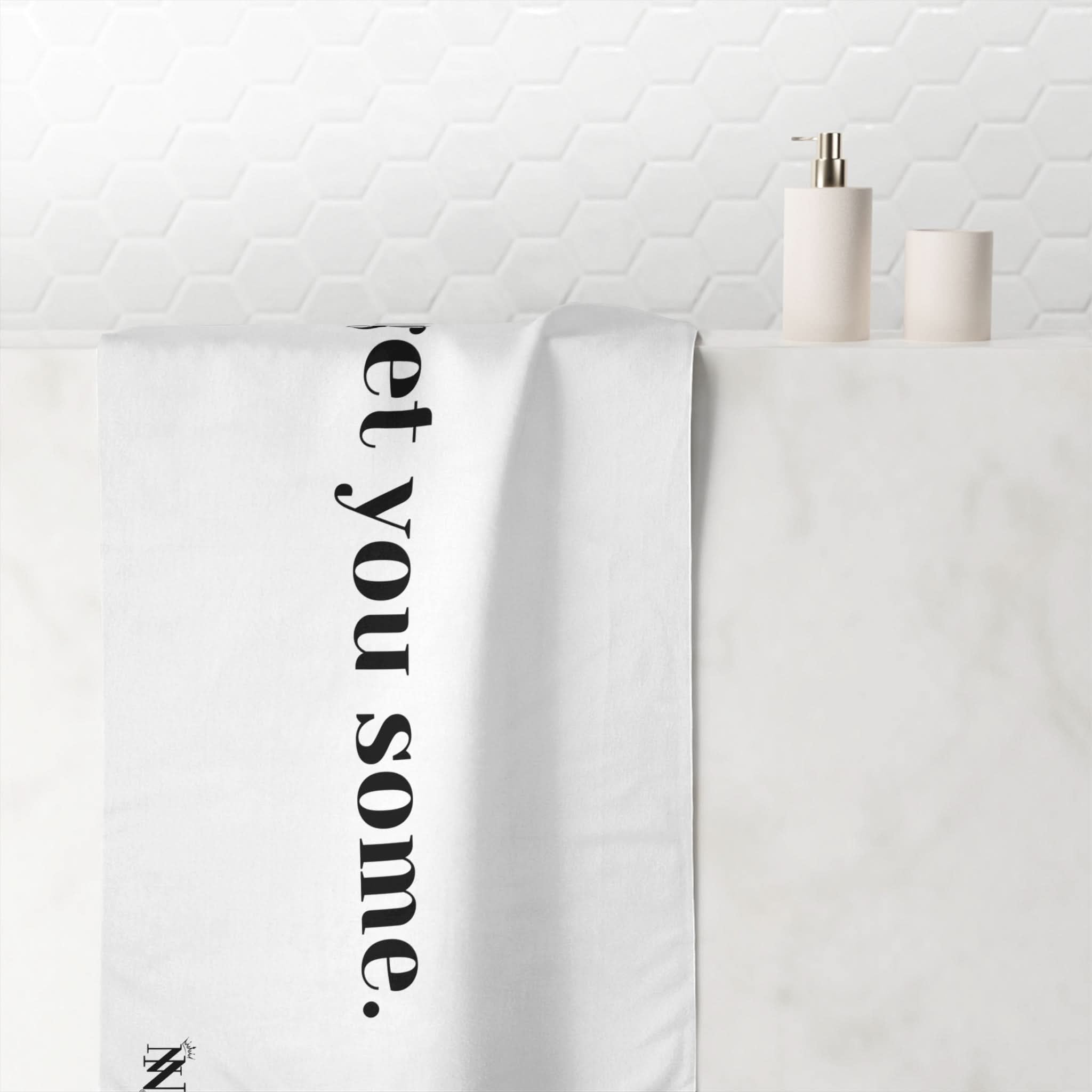 Cum Get You Some | Mix & Match Naughty XL Fun-Flirty Lovers’ Towels