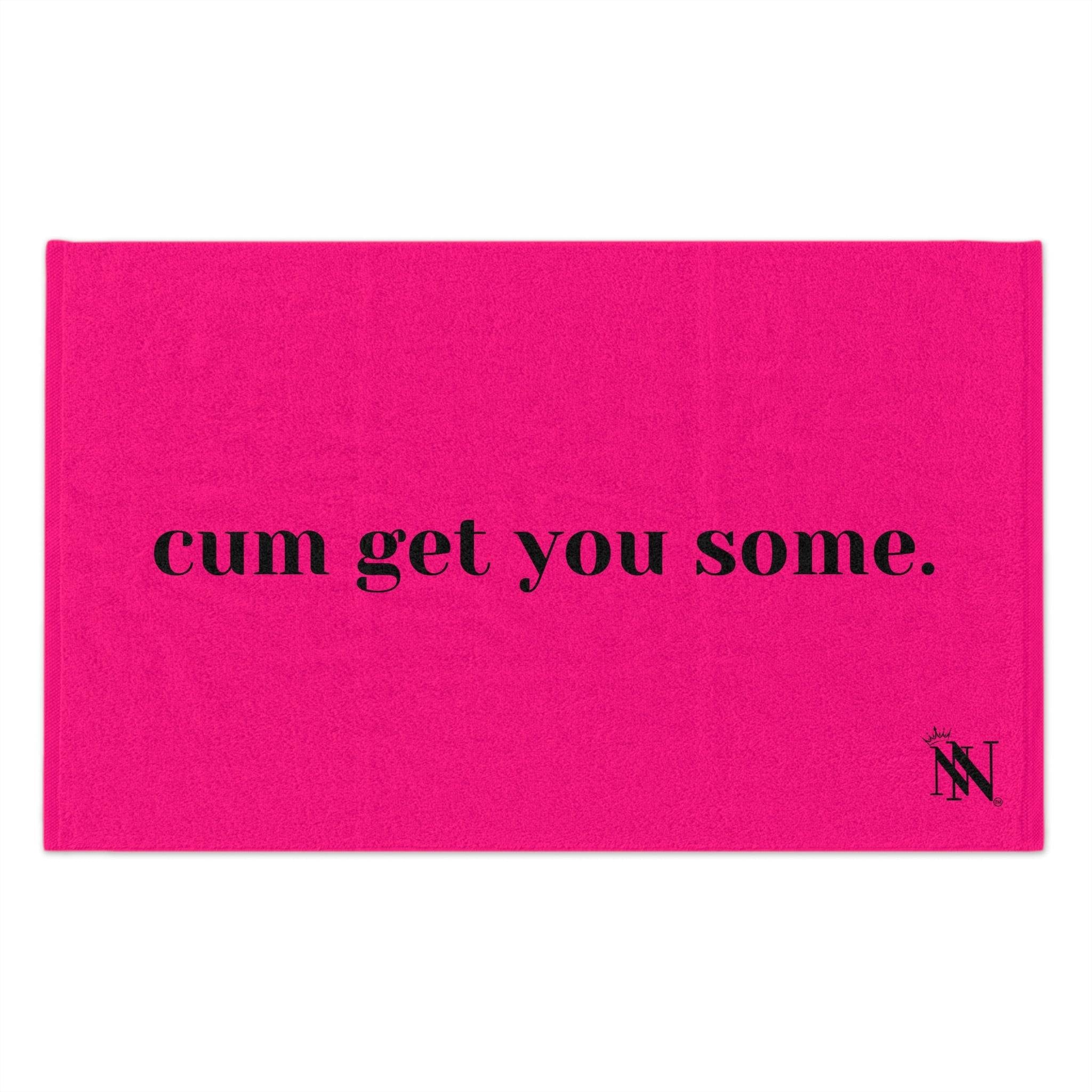 Cum Get You Some. Pink | Mix & Match Soft Sex Towels | Flirty Lovers’ Gifts