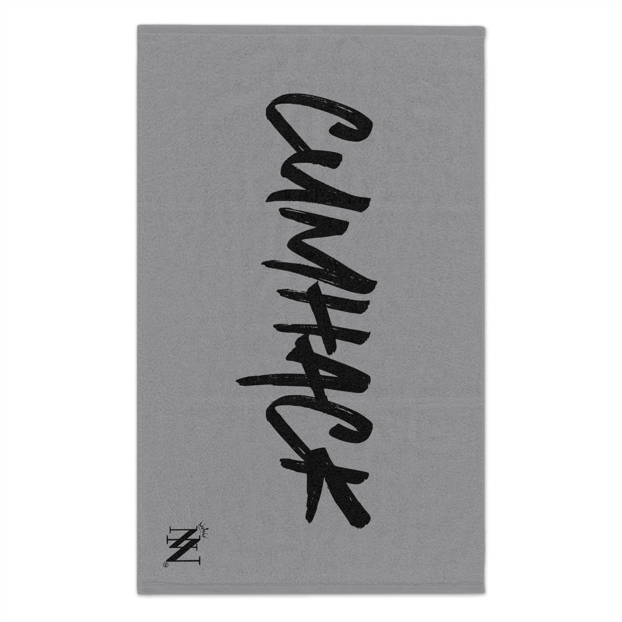 Cum Hack Grey | Mix & Match Soft Fun-Flirty Lovers’ Towels