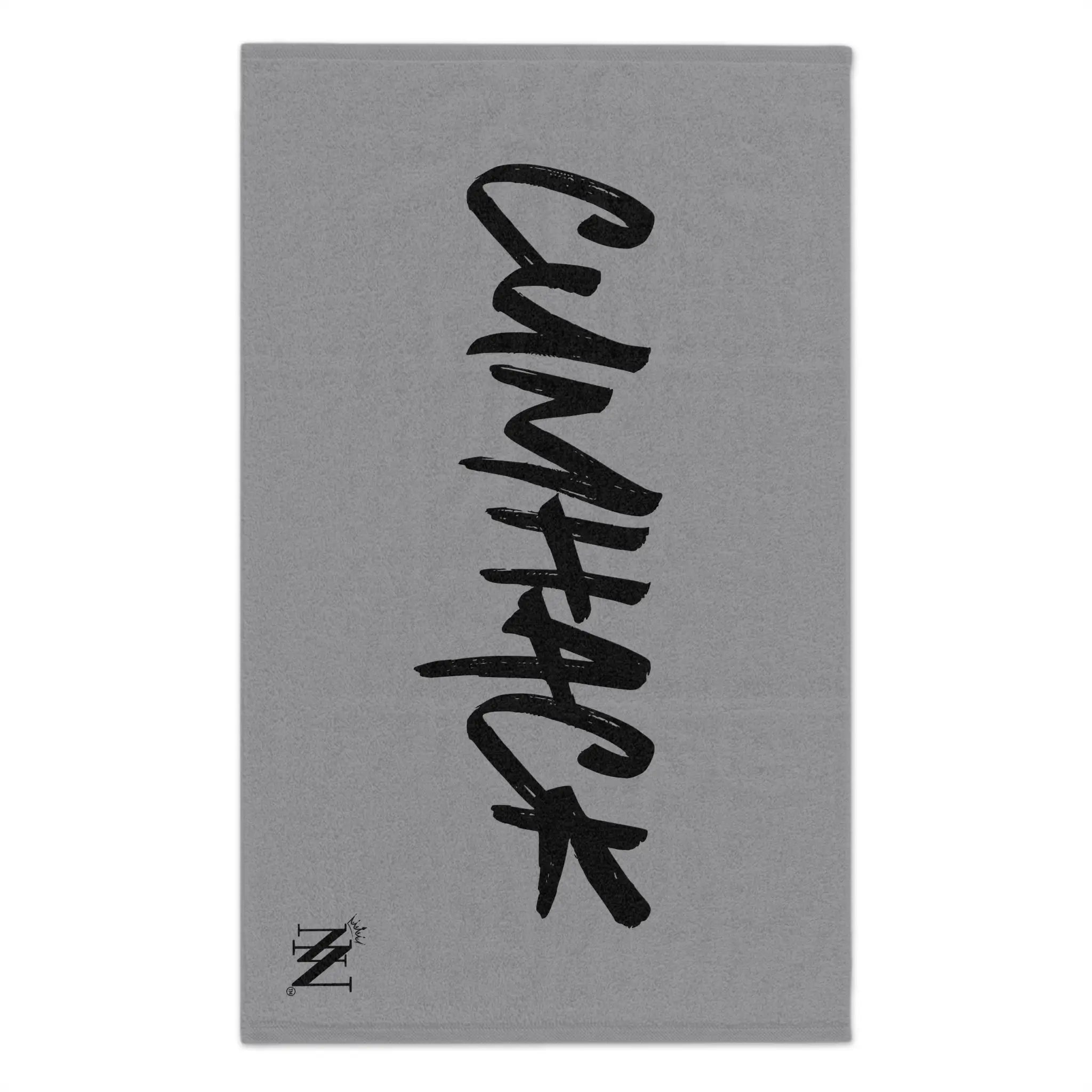 Cum Hack Grey | Mix & Match Soft Fun-Flirty Lovers’ Towels