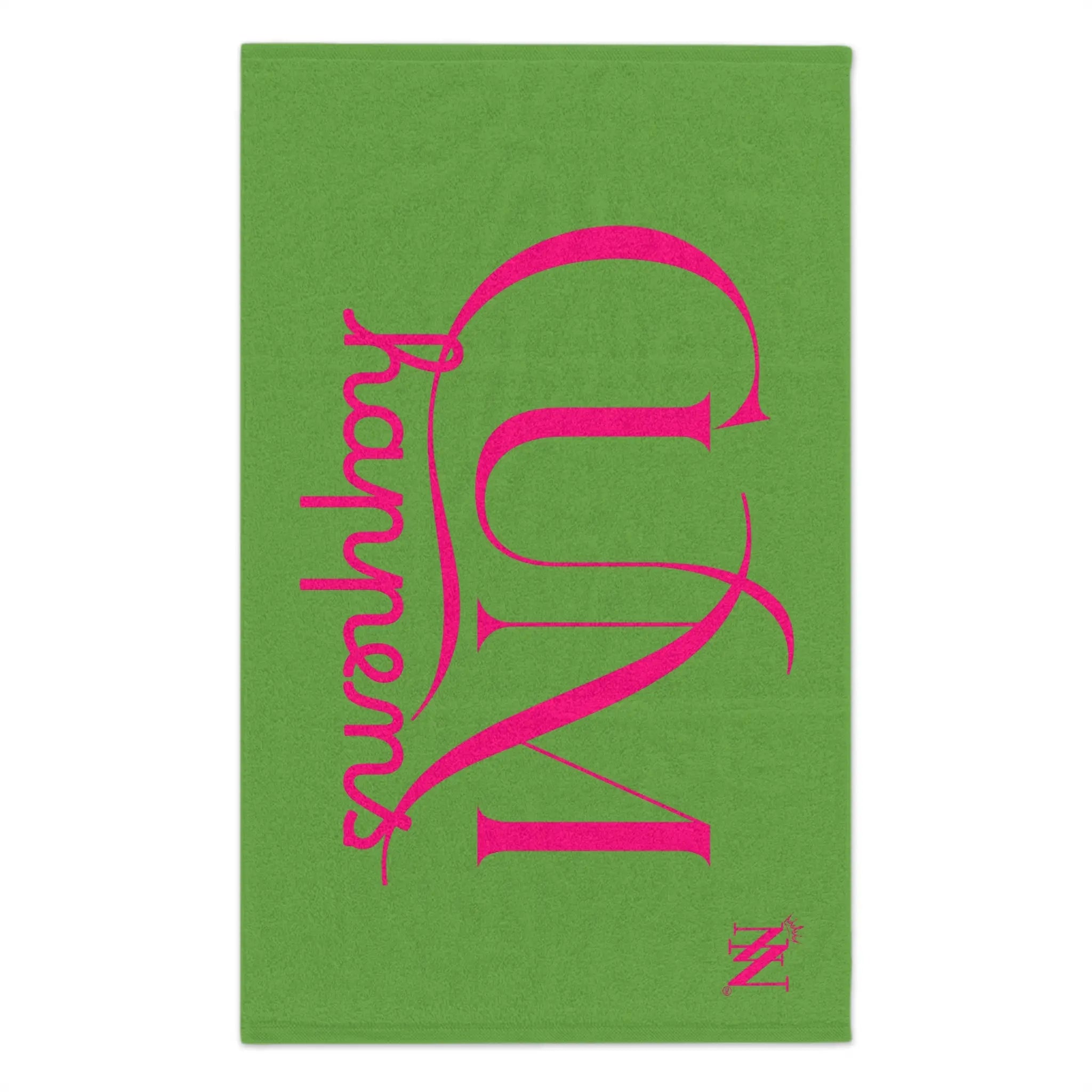 Cum Happens Light Green | Mix & Match Soft Fun-Flirty Lovers’ Towels