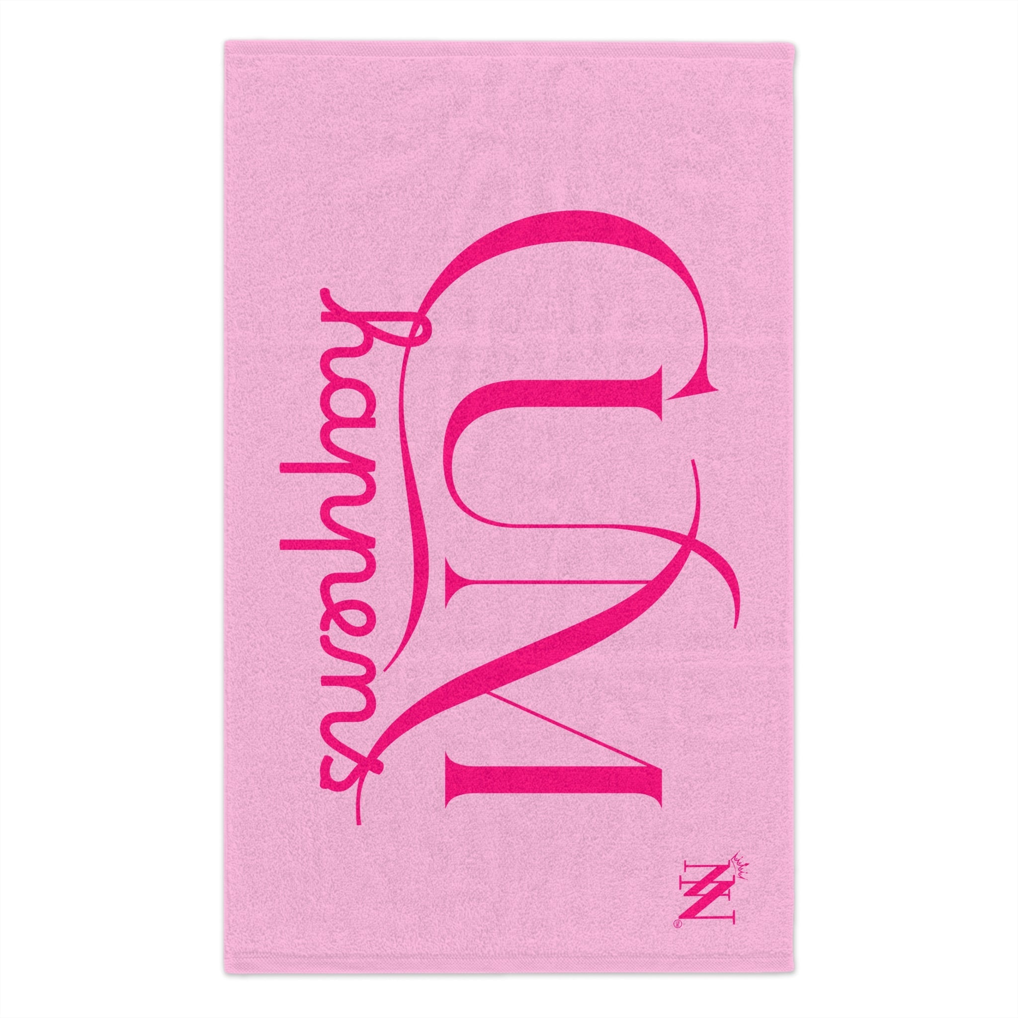 Cum Happens Light Pink | Mix & Match Soft Fun-Flirty Lovers’ Towels