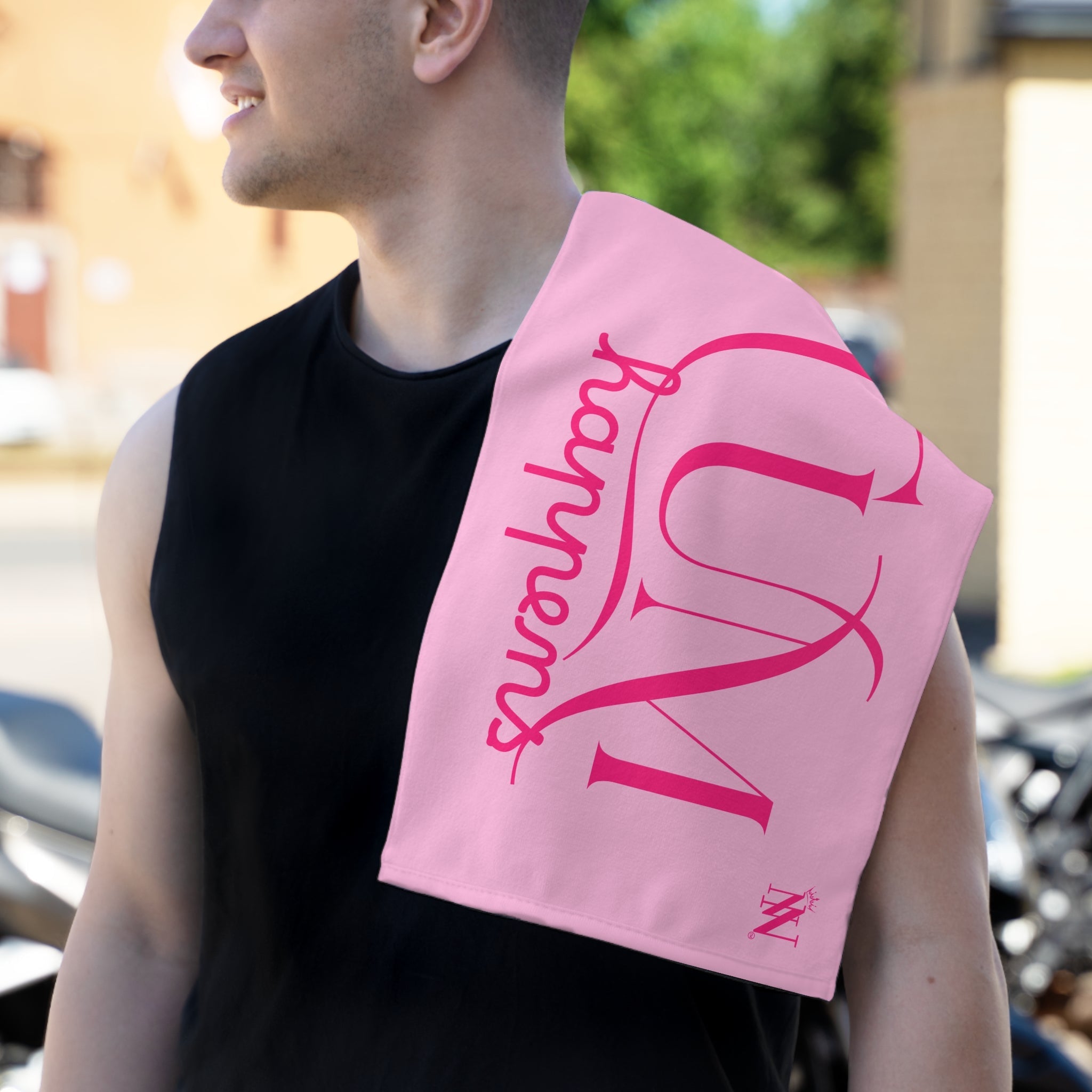 Cum Happens Light Pink | Mix & Match Soft Fun-Flirty Lovers’ Towels