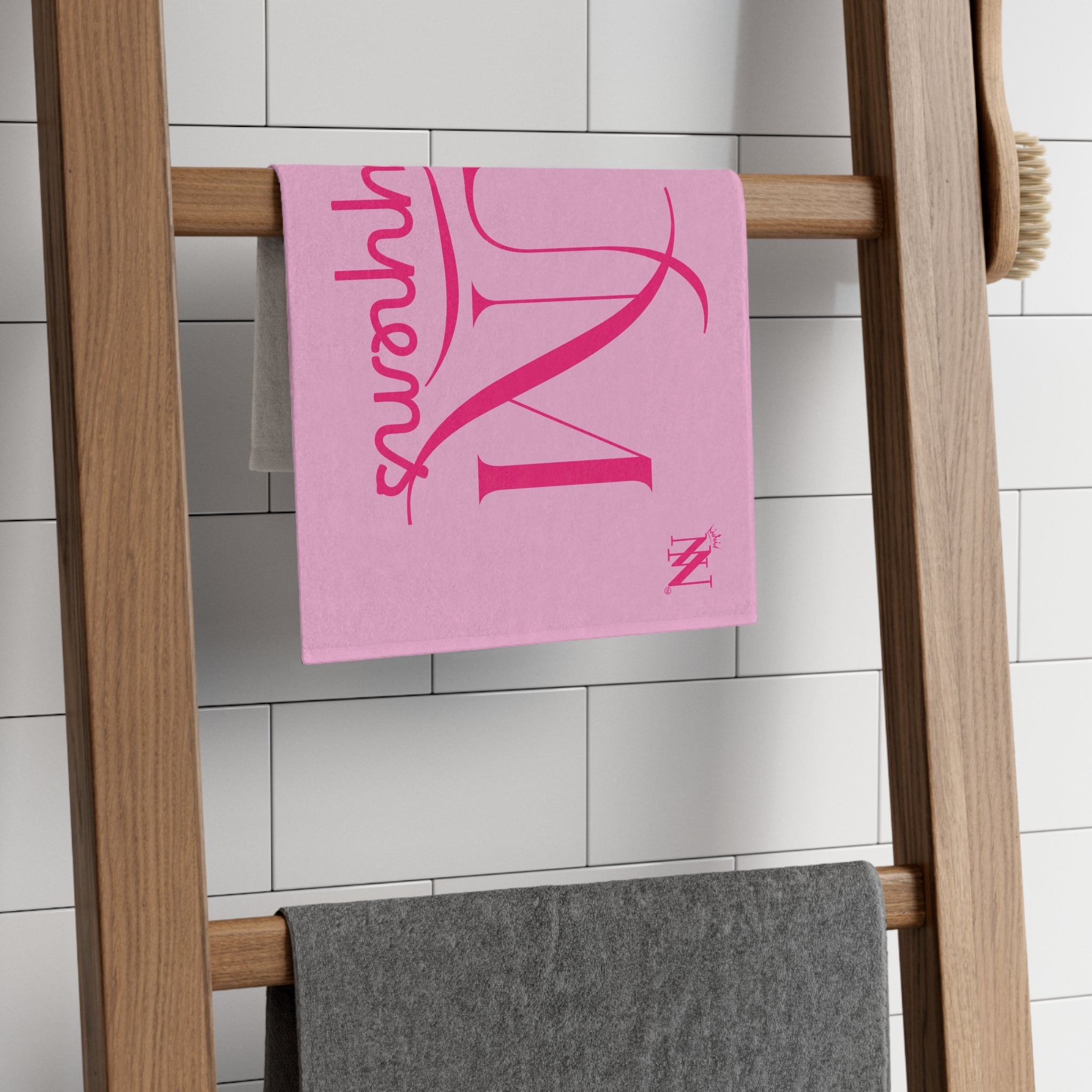 Cum Happens Light Pink | Mix & Match Soft Fun-Flirty Lovers’ Towels