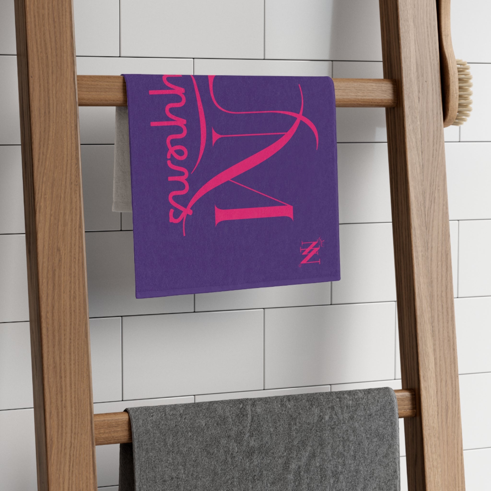 Cum Happens Purple | Mix & Match Soft Fun-Flirty Lovers’ Towels