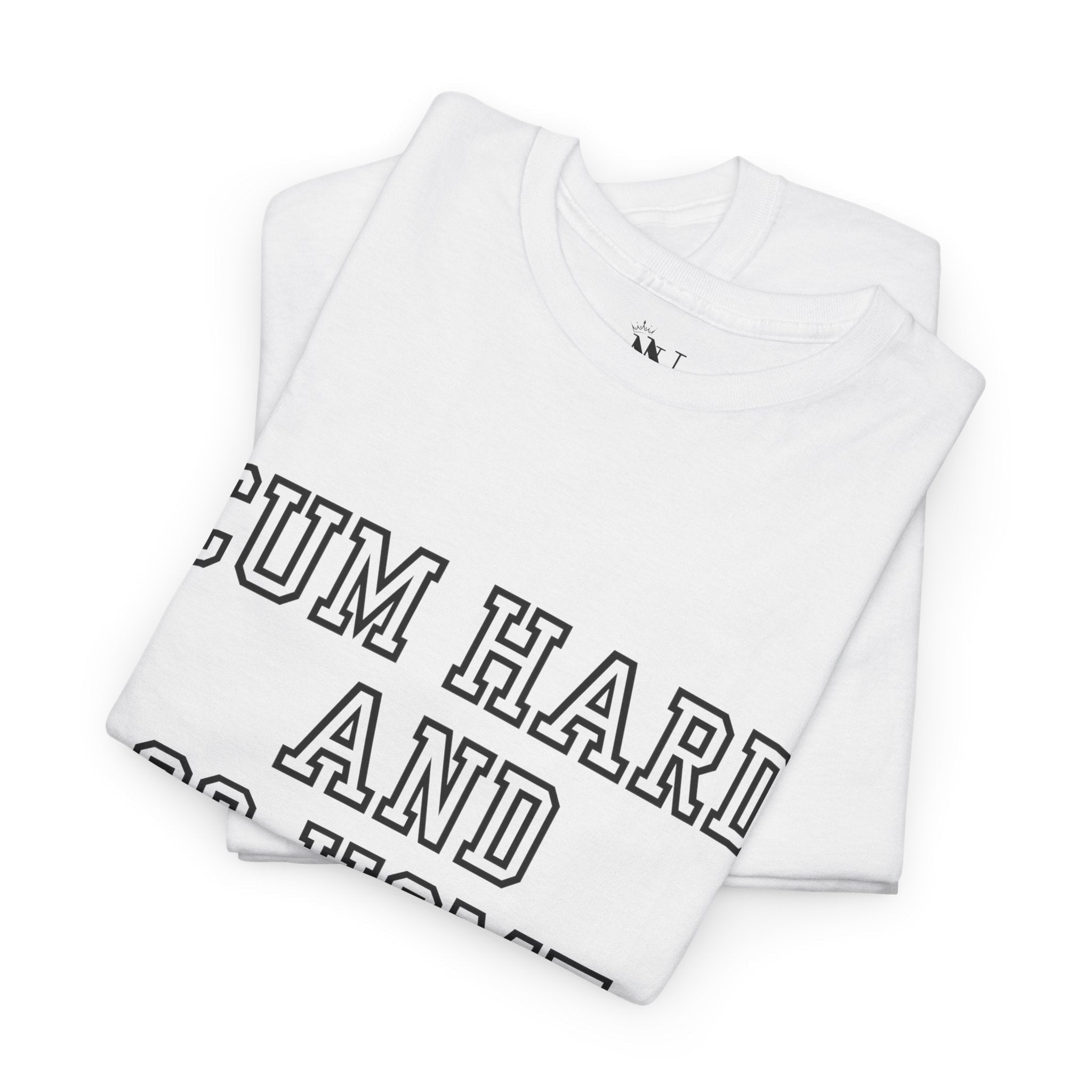 Cum Hard and Go Home | Mix & Match 100% Cotton Unisex Fun-Flirty Lovers’ Tees