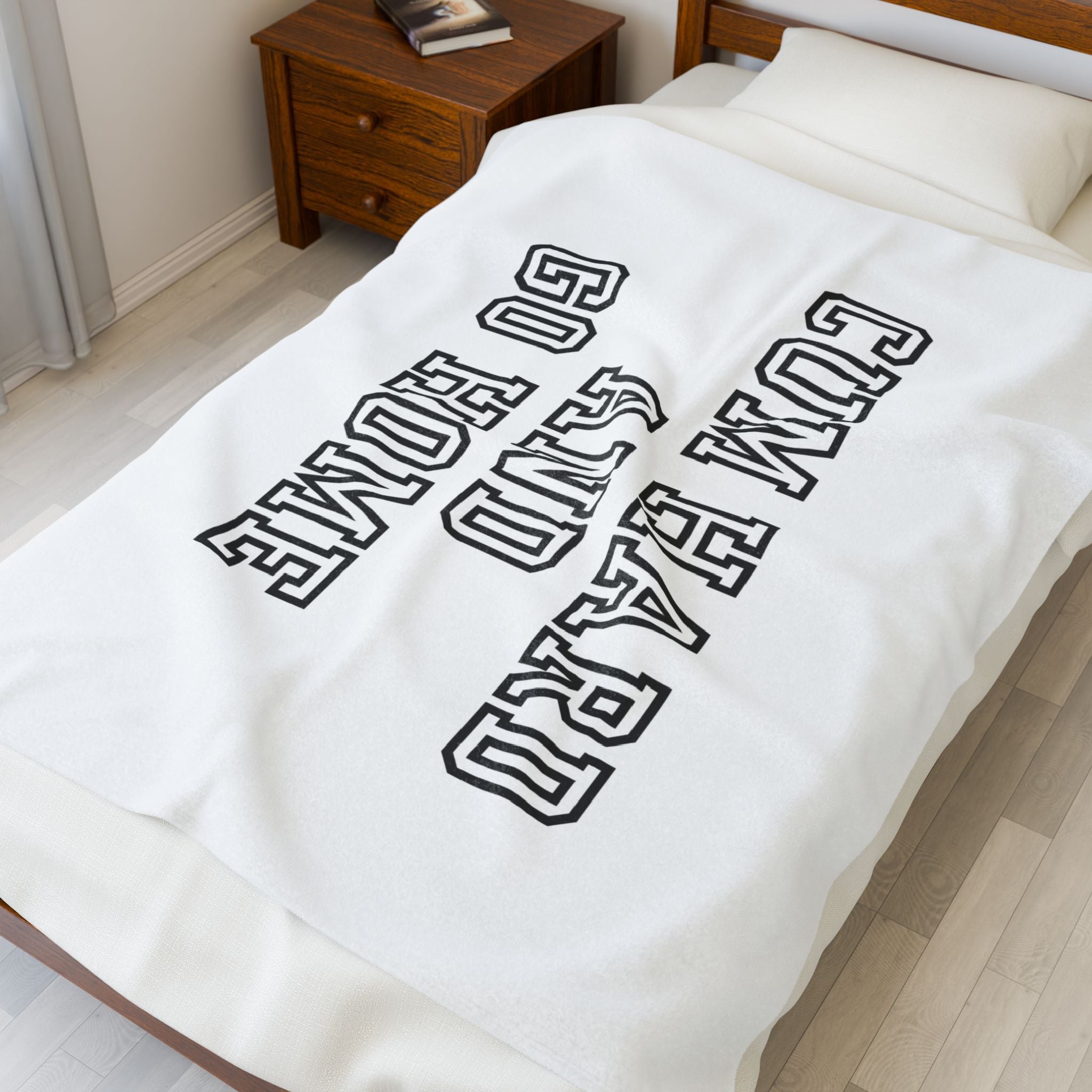 Cum Hard and Go Home | Mix & Match Fun-Flirty Lovers’ Blankets