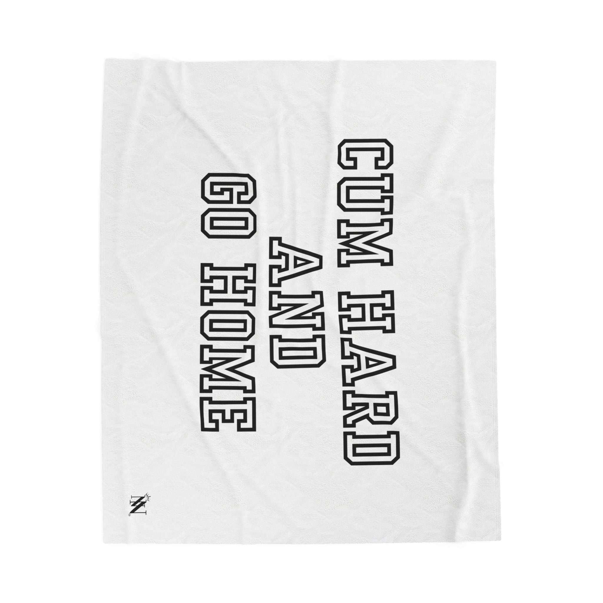 Cum Hard and Go Home | Mix & Match Fun-Flirty Lovers’ Blankets