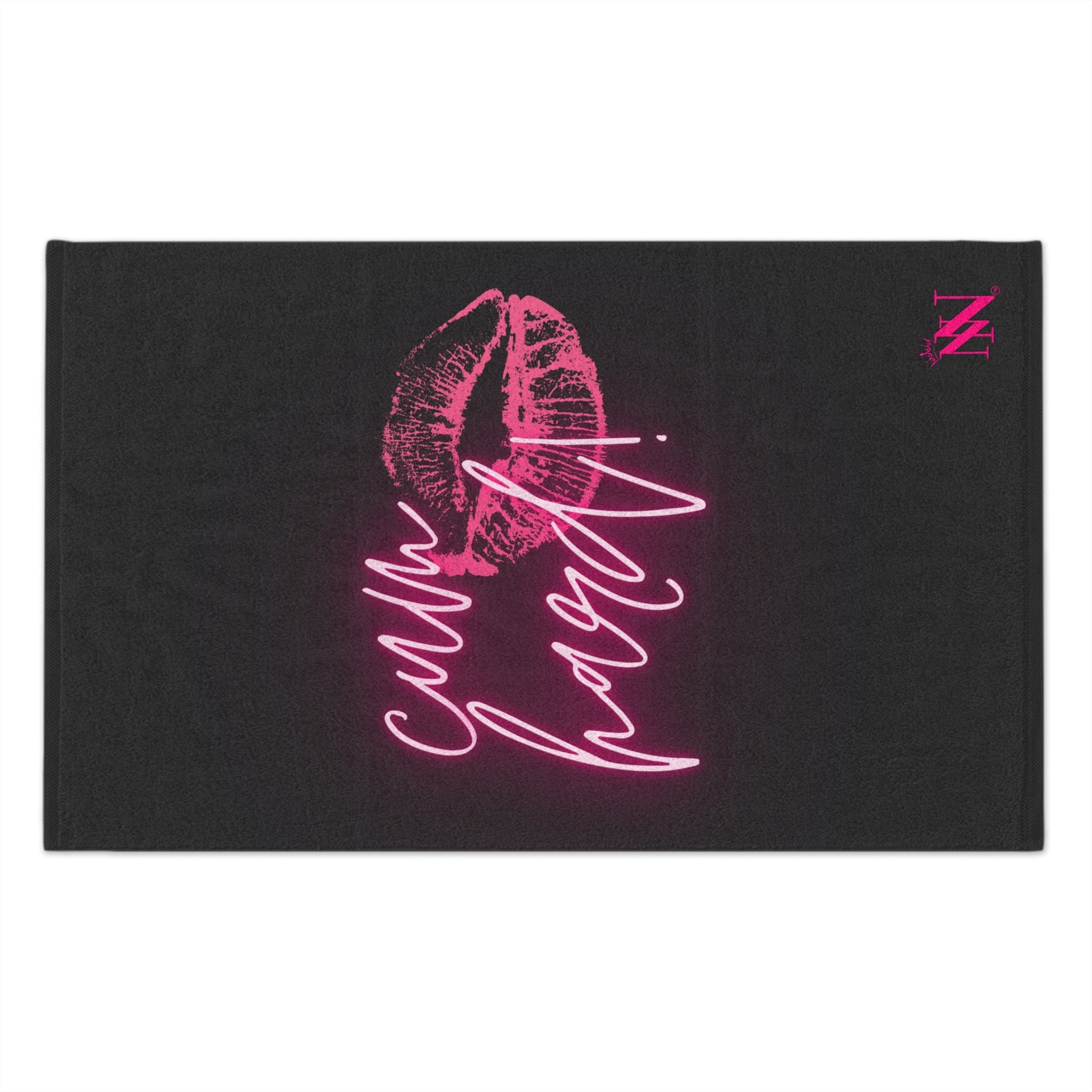 Cum Hard! Kiss Mark | Mix & Match Soft Fun-Flirty Lovers’ Towels