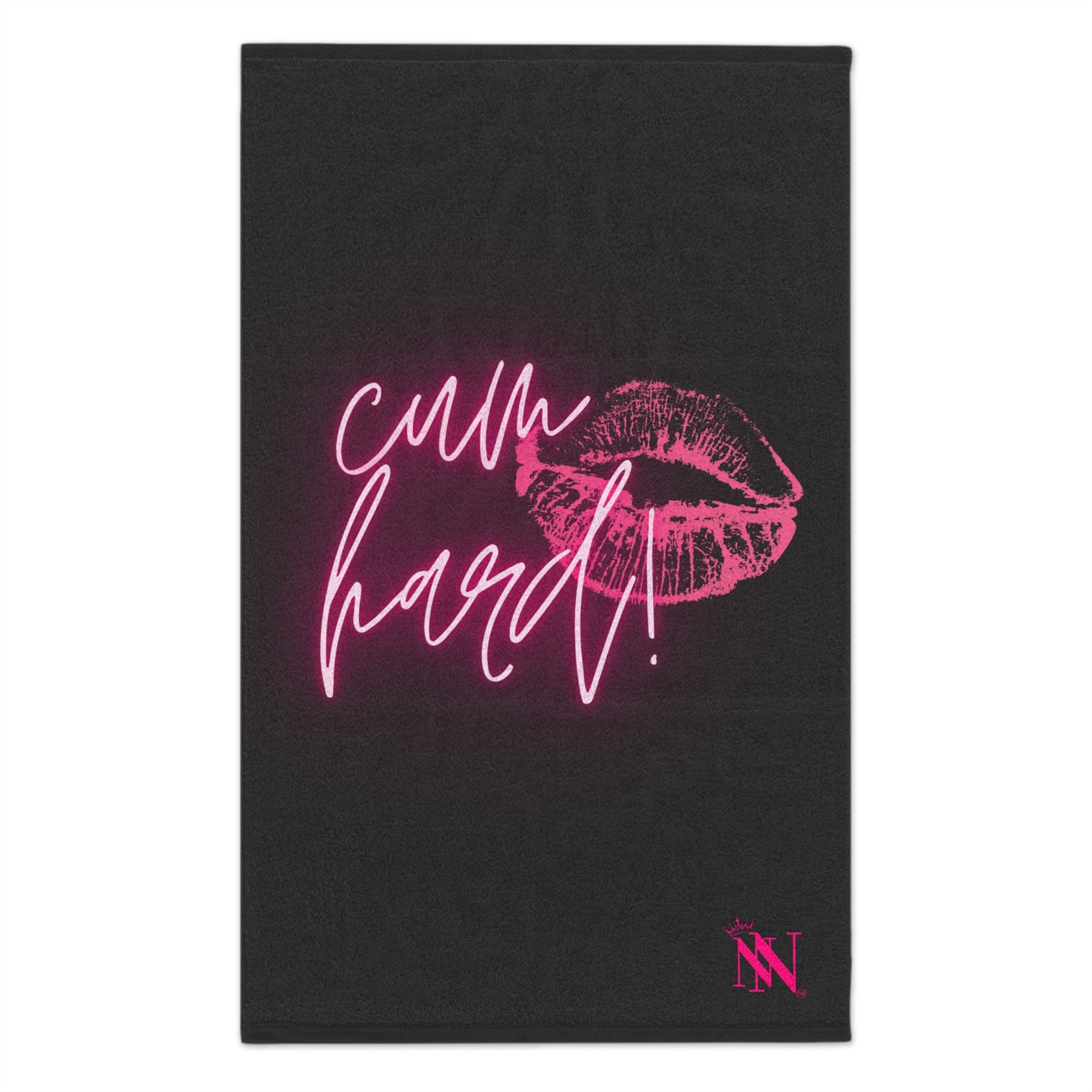 Cum Hard! Kiss Mark | Mix & Match Soft Fun-Flirty Lovers’ Towels