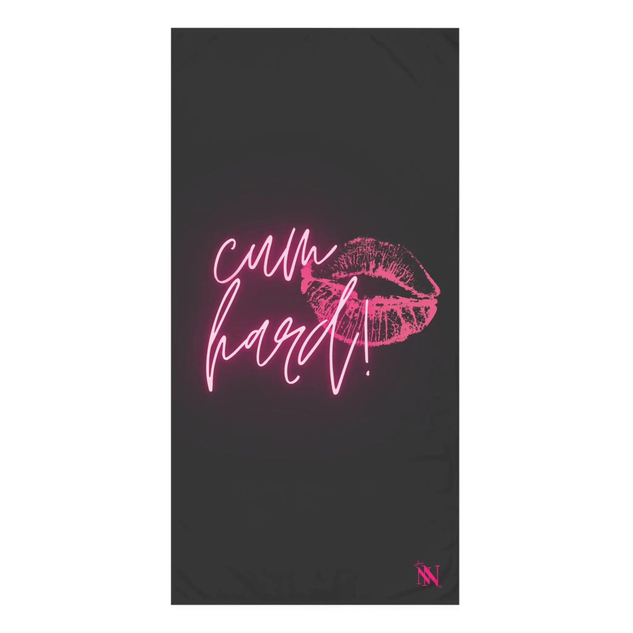 Cum Hard! Kiss Mark | Mix & Match XL Fun-Flirty Lovers’ Towels