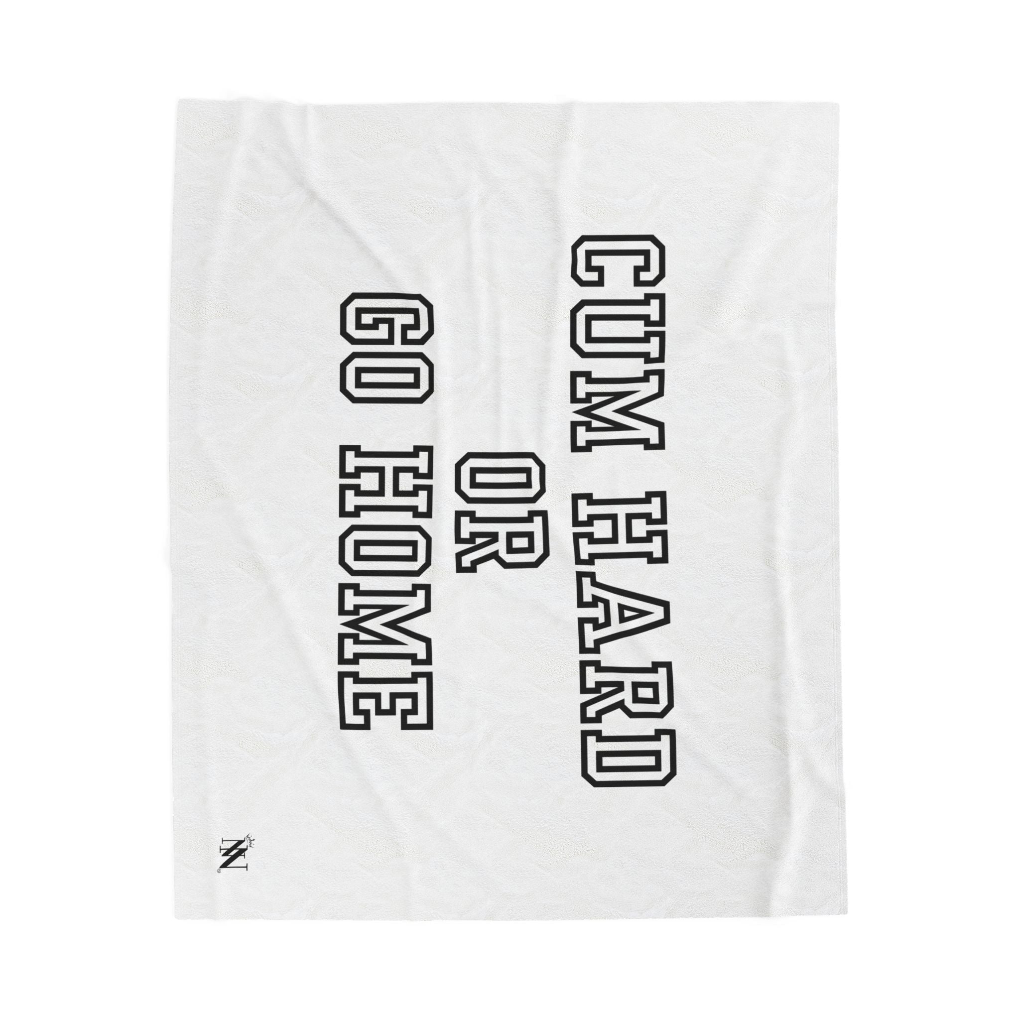 Cum Hard or Go Home | Mix & Match Fun-Flirty Lovers’ Blankets
