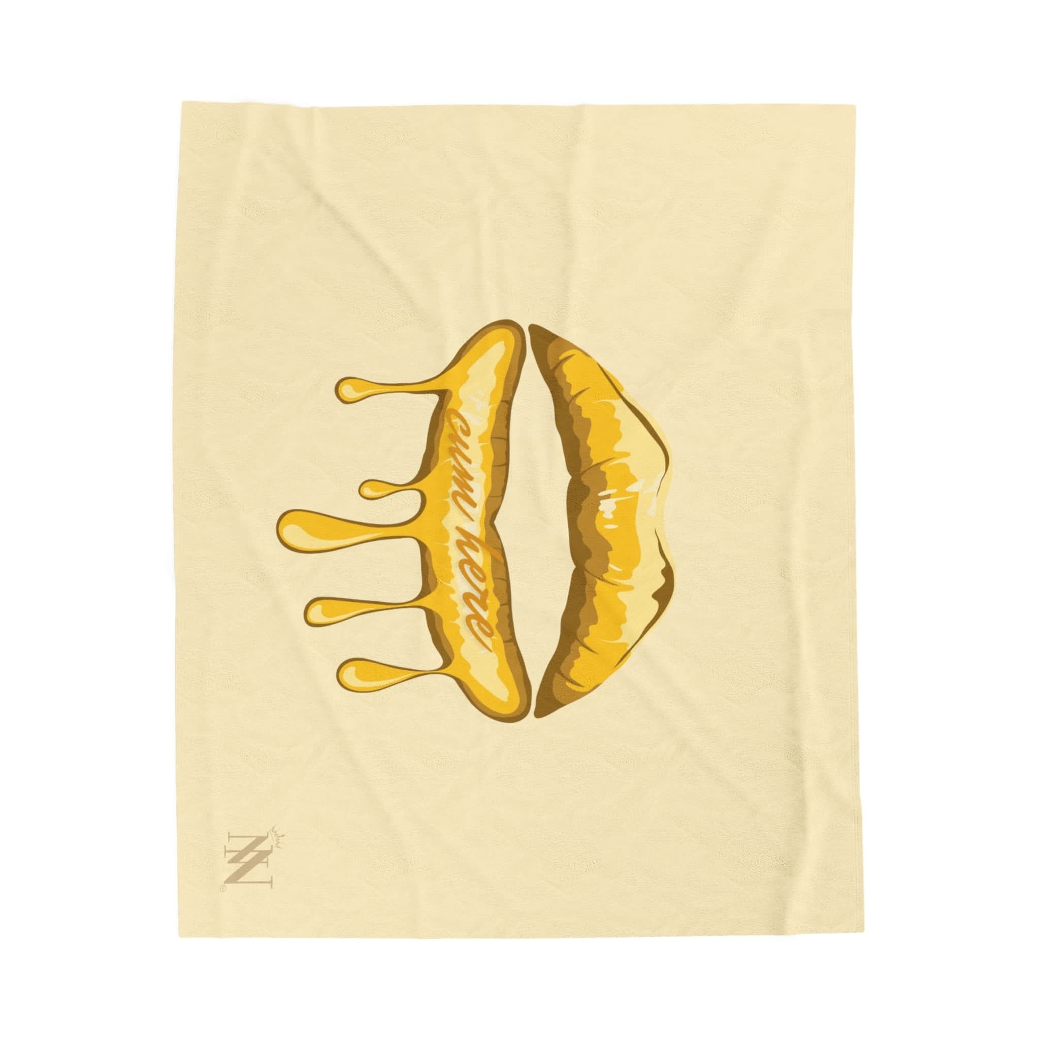 Cum Here | Mix & Match Fun-Flirty Lovers’ Blankets