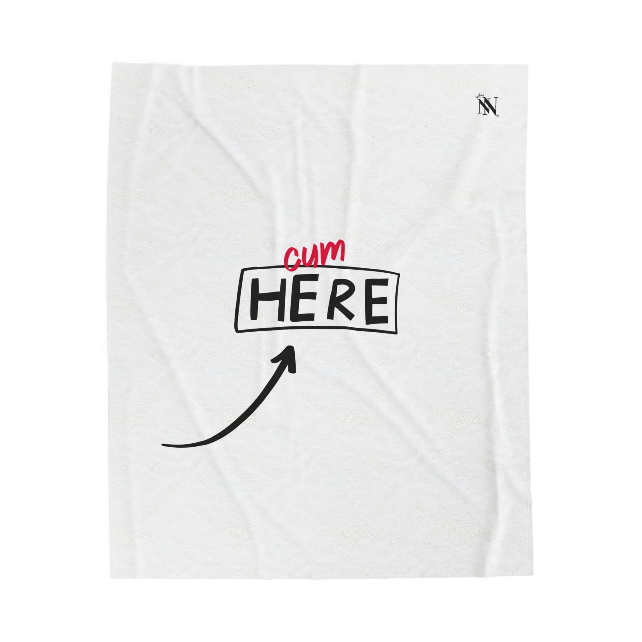 Cum Here | Mix & Match Fun-Flirty Lovers’ Blankets
