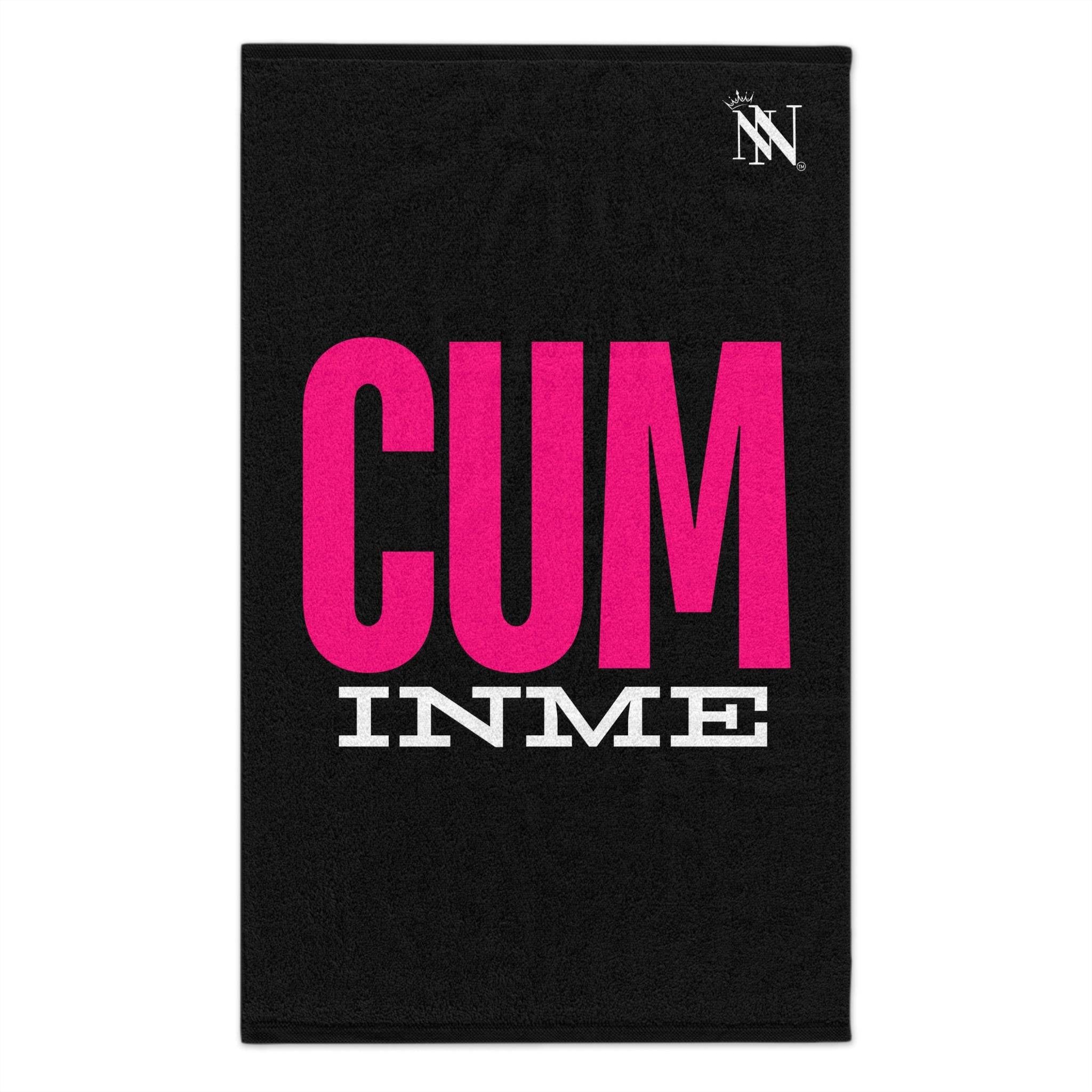 Cum In Me Black Mix & Match Soft Sex Towels | Flirty Lovers’ Gifts