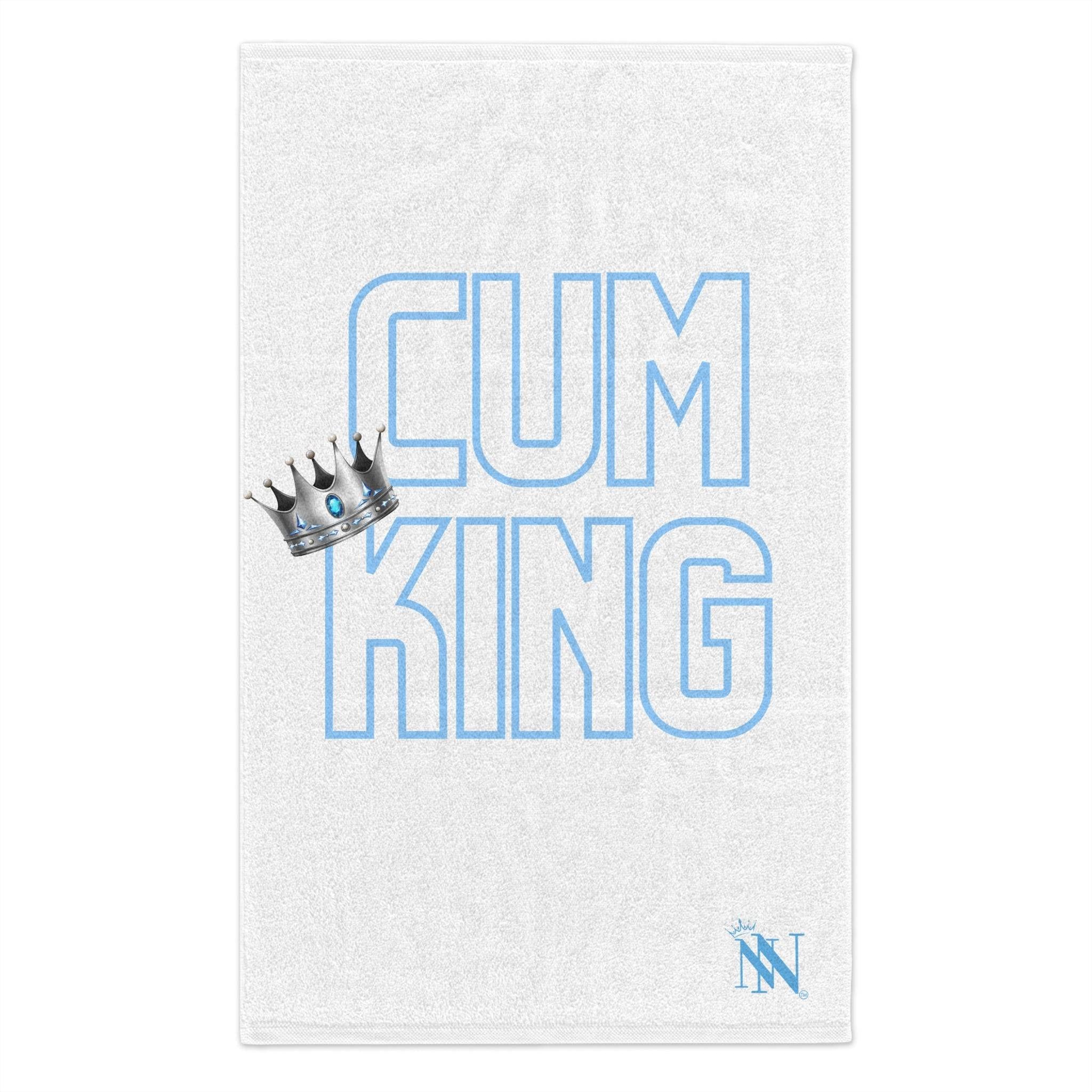 Cum King White | Mix & Match Soft Fun-Flirty Lovers’ Towels