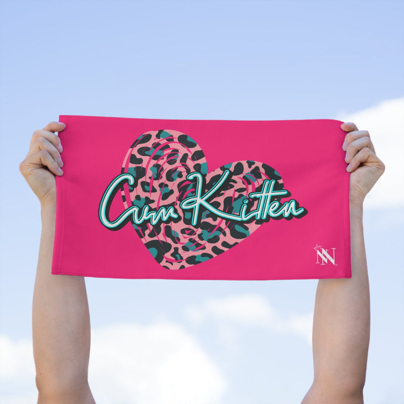 Cum Kitten Pink | Mix & Match Soft Fun-Flirty Lovers’ Towels