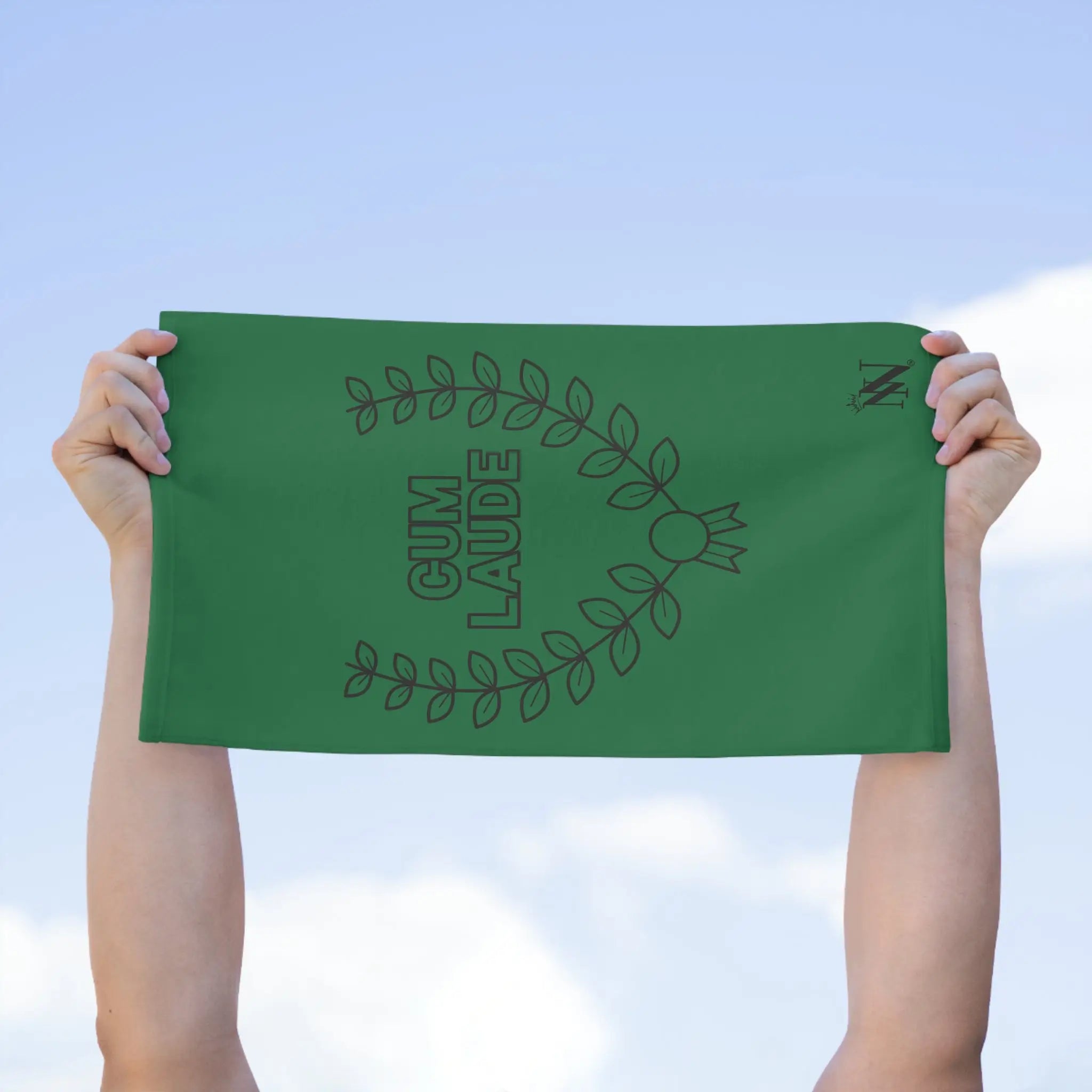 Cum Laude Green | Mix & Match Soft Fun-Flirty Lovers’ Towels