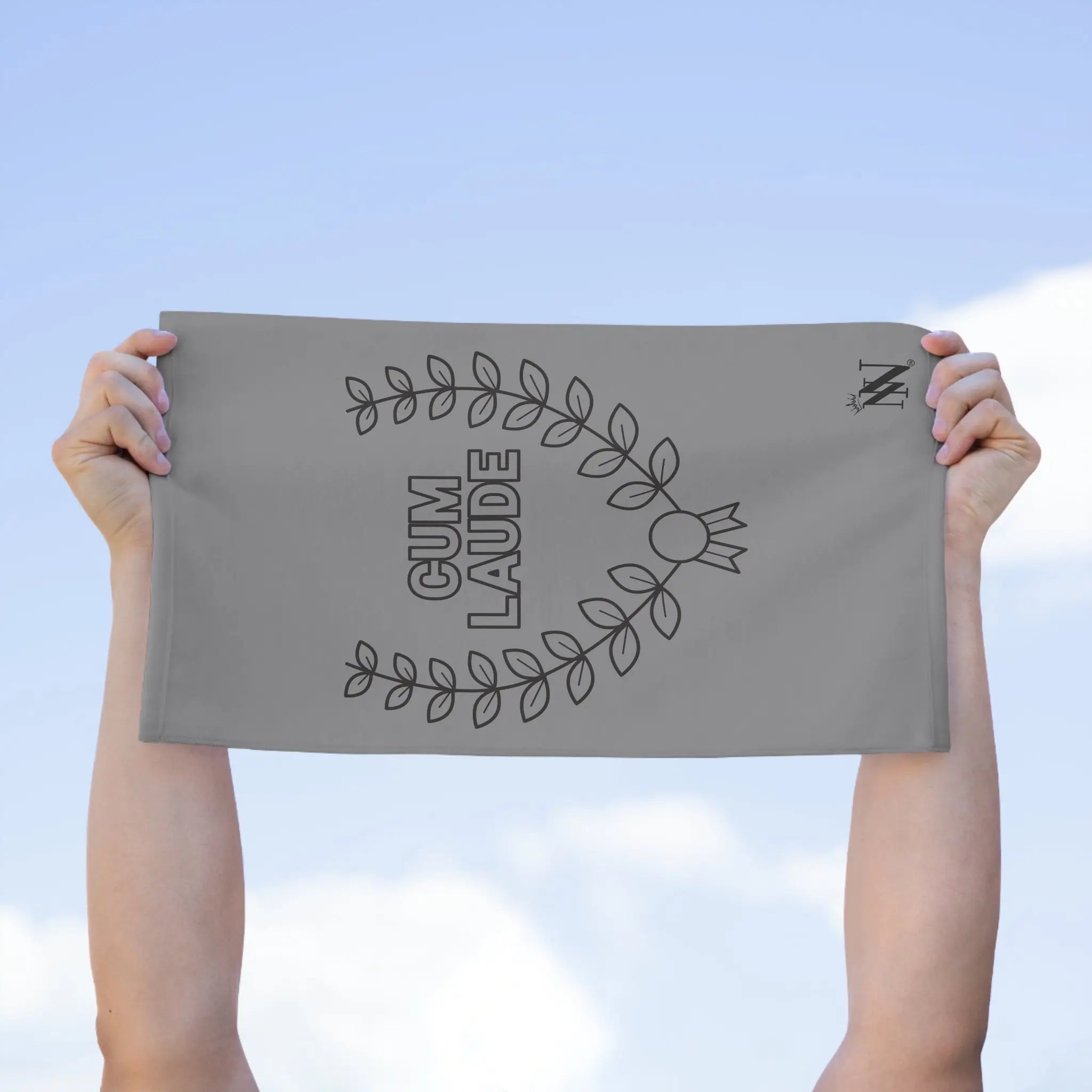 Cum Laude Grey | Mix & Match Soft Fun-Flirty Lovers’ Towels