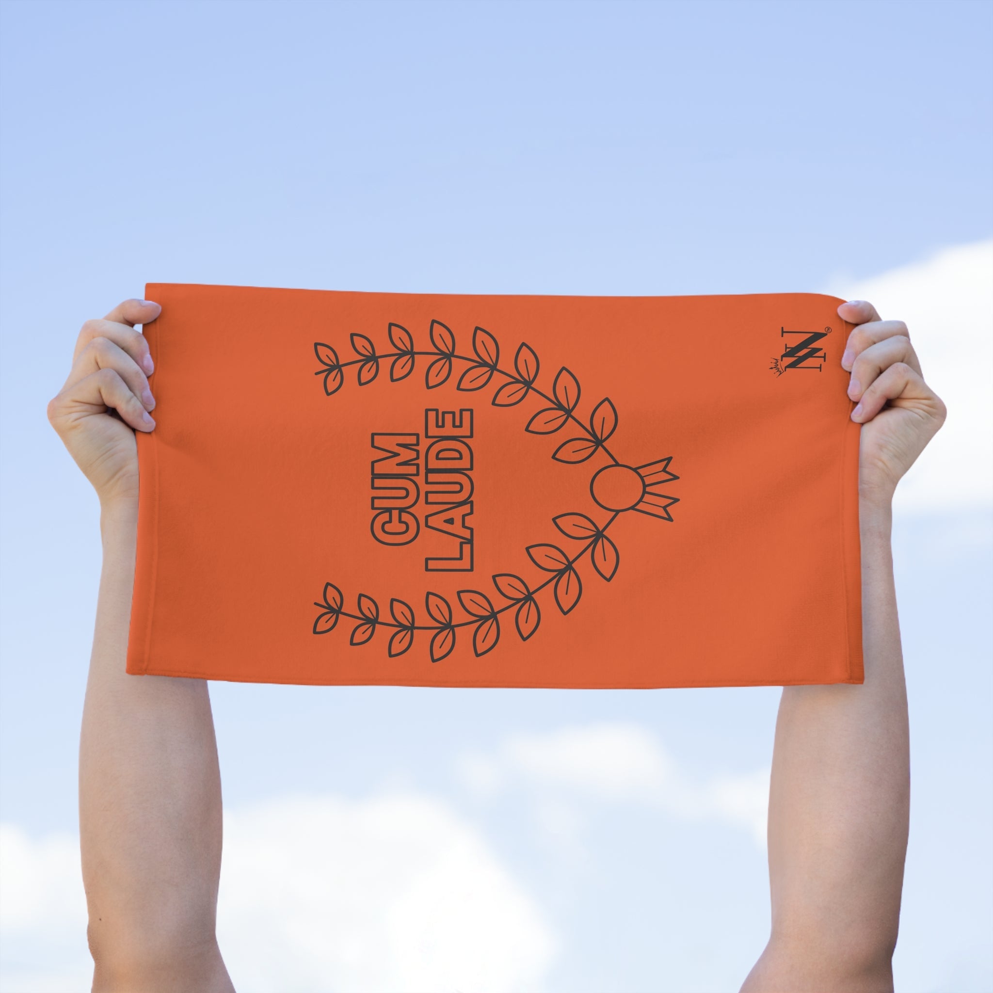 Cum Laude Orange | Mix & Match Soft Fun-Flirty Lovers’ Towels