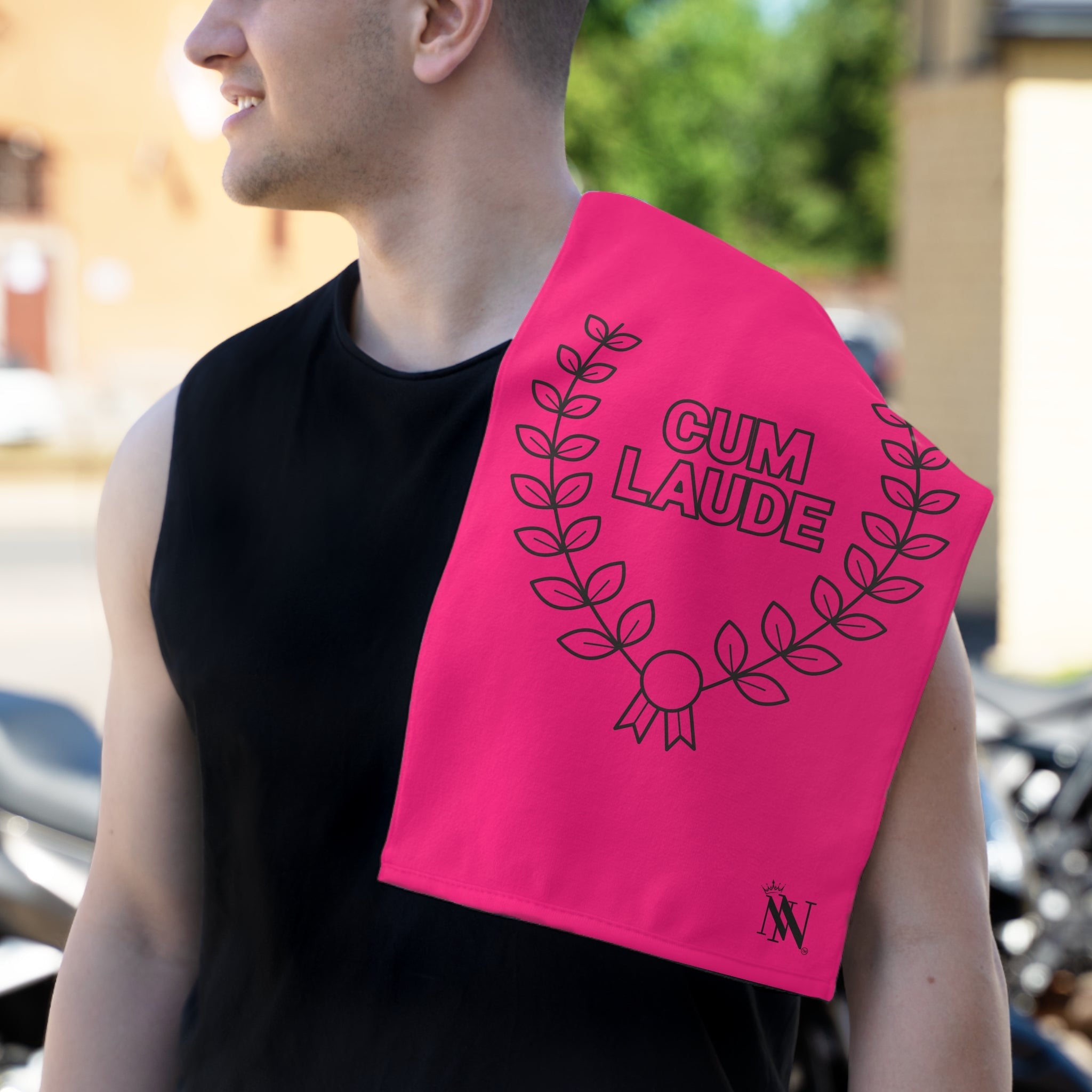 Cum Laude Pink | Mix & Match Soft Fun-Flirty Lovers’ Towels