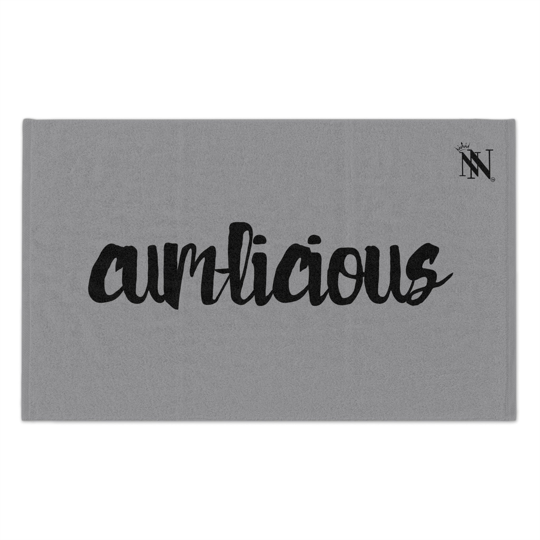 Cum-licious Grey | Mix & Match Soft Fun-Flirty Lovers’ Towels