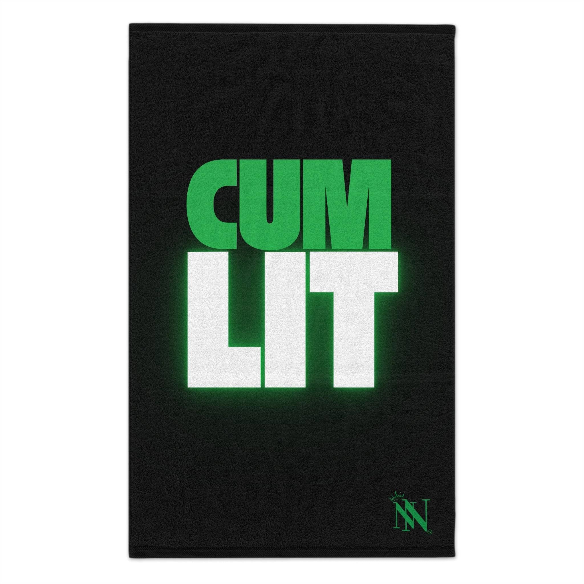 Cum Lit Black Mix Match Soft Sex Towels | Flirty Lovers’ Gifts