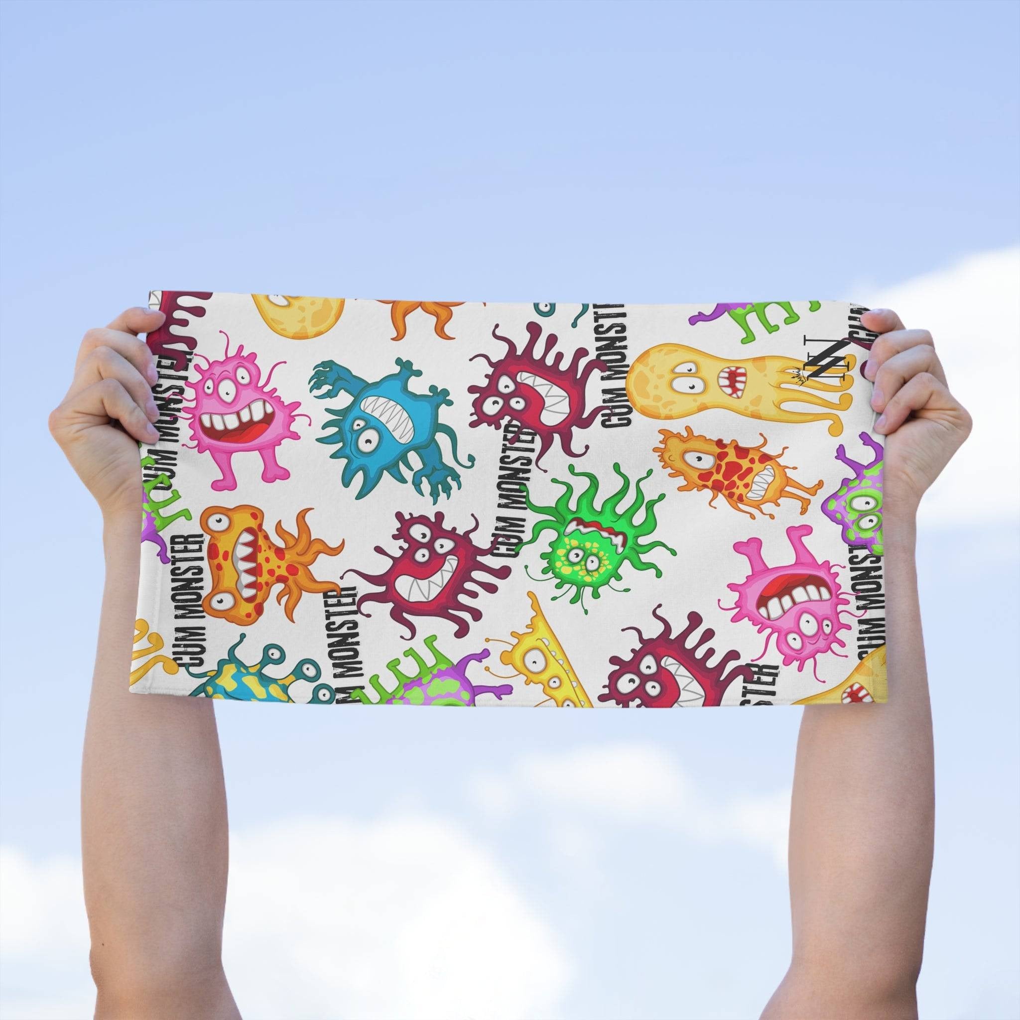 Cum Monster | Mix & Match Soft Fun-Flirty Lovers’ Towels