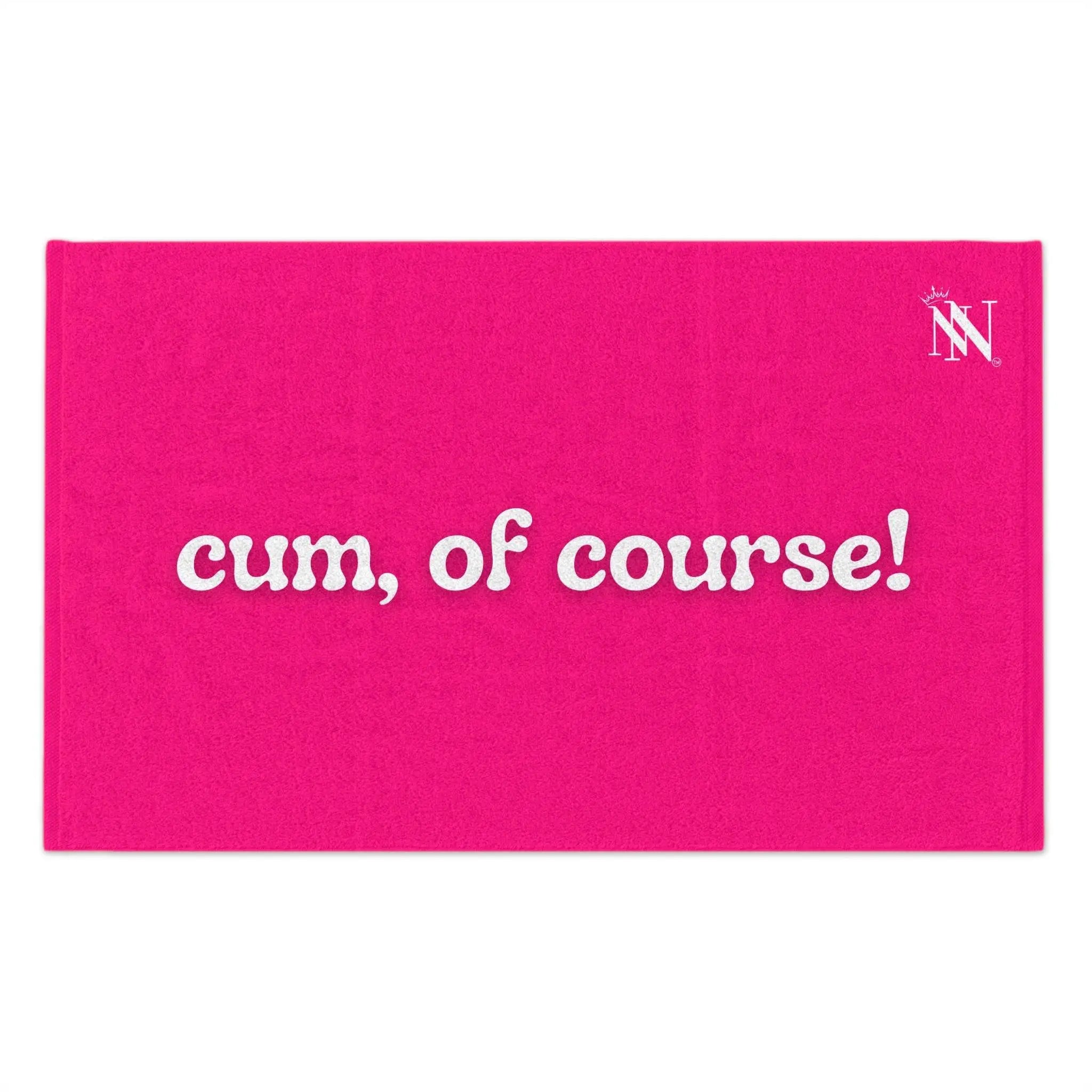 Cum of Course! Pink Mix & Match Soft Sex Towels | Flirty Lovers’ Gifts