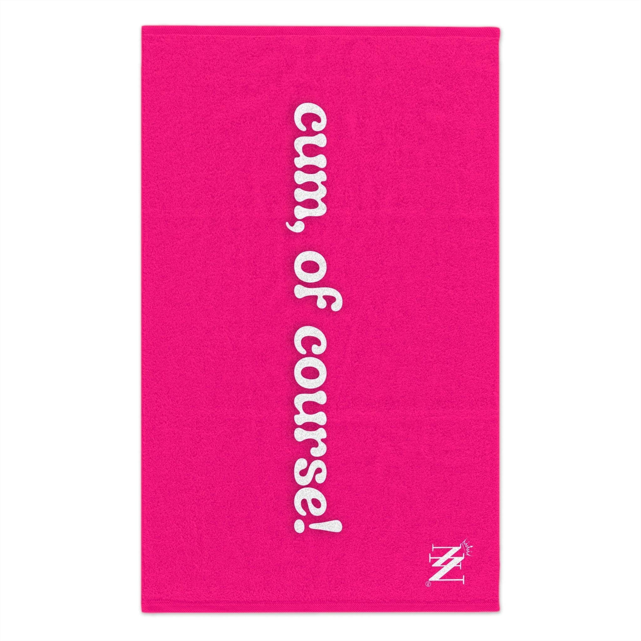 Cum of Course! Pink Mix & Match Soft Sex Towels | Flirty Lovers’ Gifts