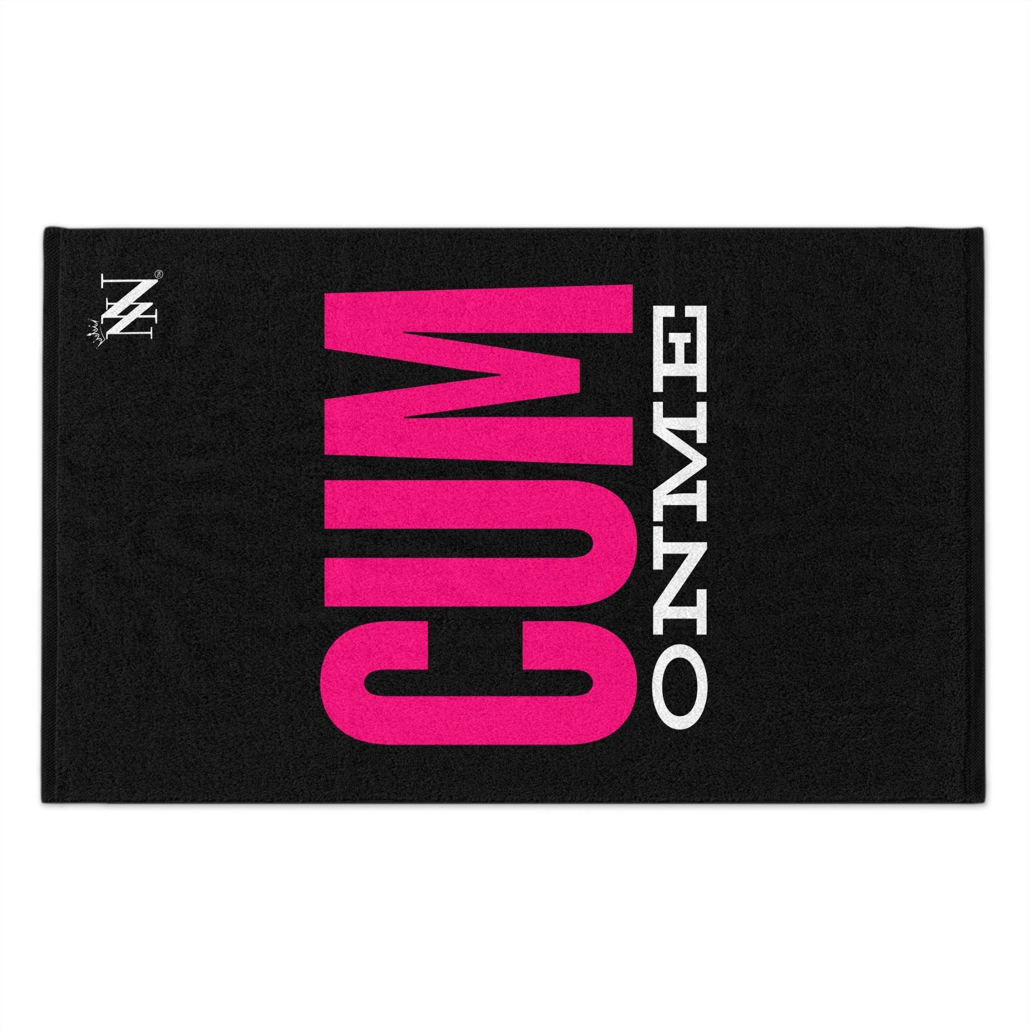 Cum On Me Black Mix & Match Soft Sex Towels | Flirty Lovers’ Gifts