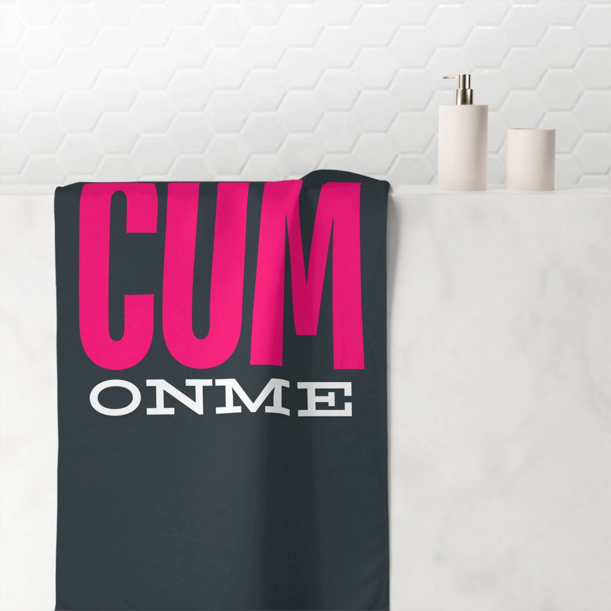 Cum on Me | Mix & Match Naughty XL Fun-Flirty Lovers’ Towels