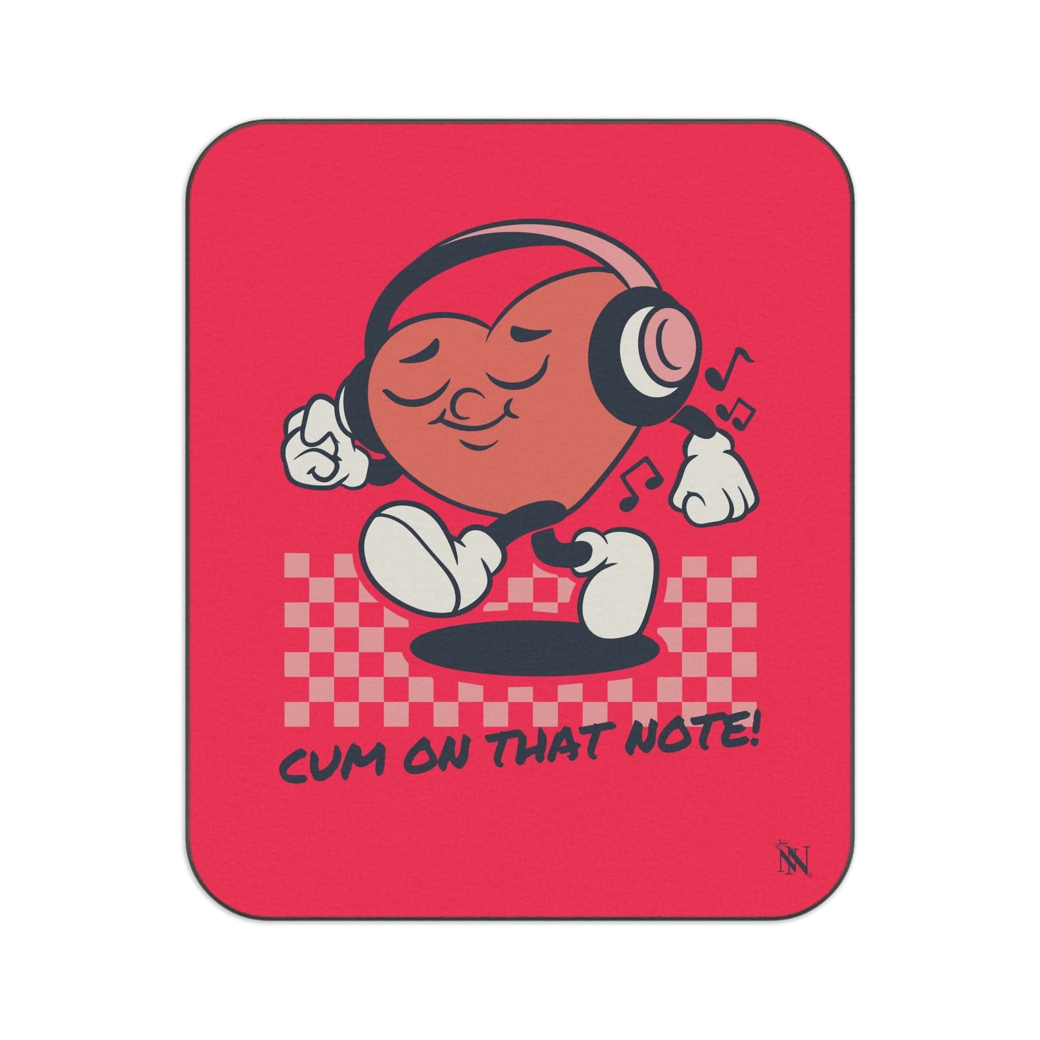 Cum On That Note! | Mix Match Fun-Flirty Lovers’ Water-Resistant Blankets