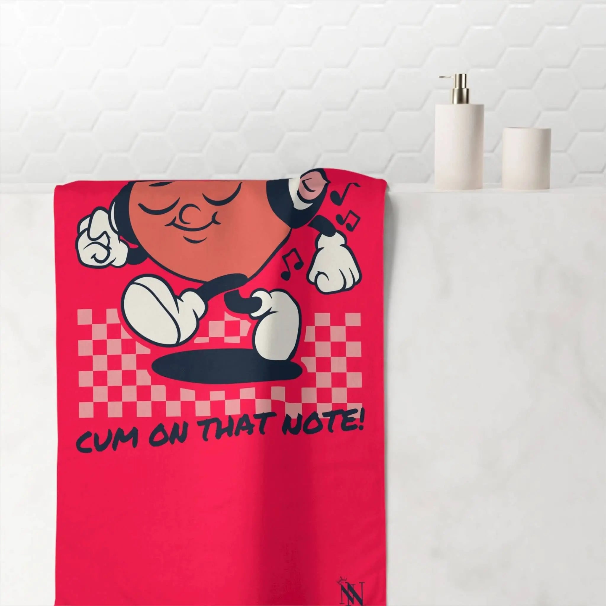 Cum On That Note! | Mix & Match Naughty XL Fun-Flirty Lovers’ Towels