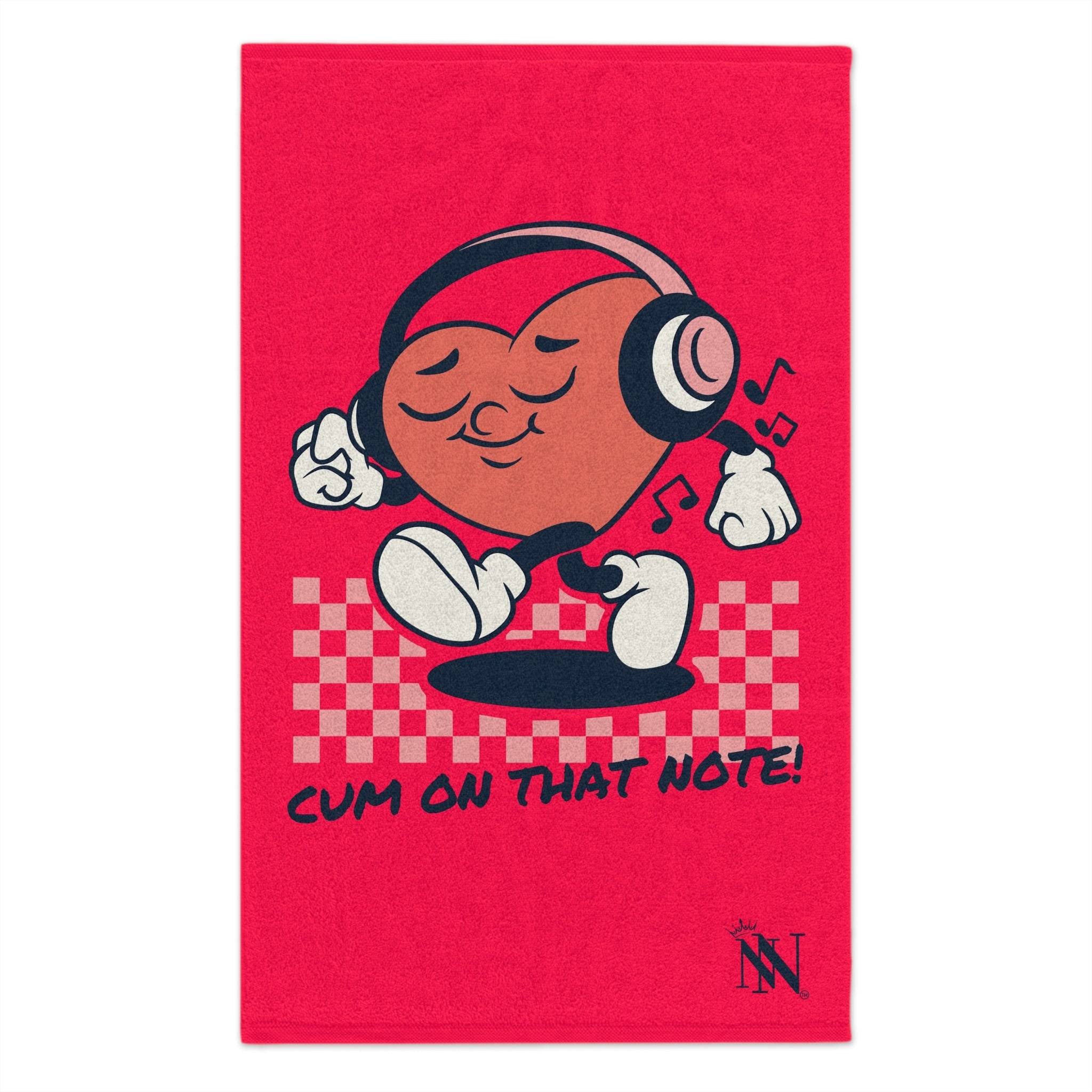 Cum On That Note! | Mix & Match Soft Fun-Flirty Lovers’ Towels