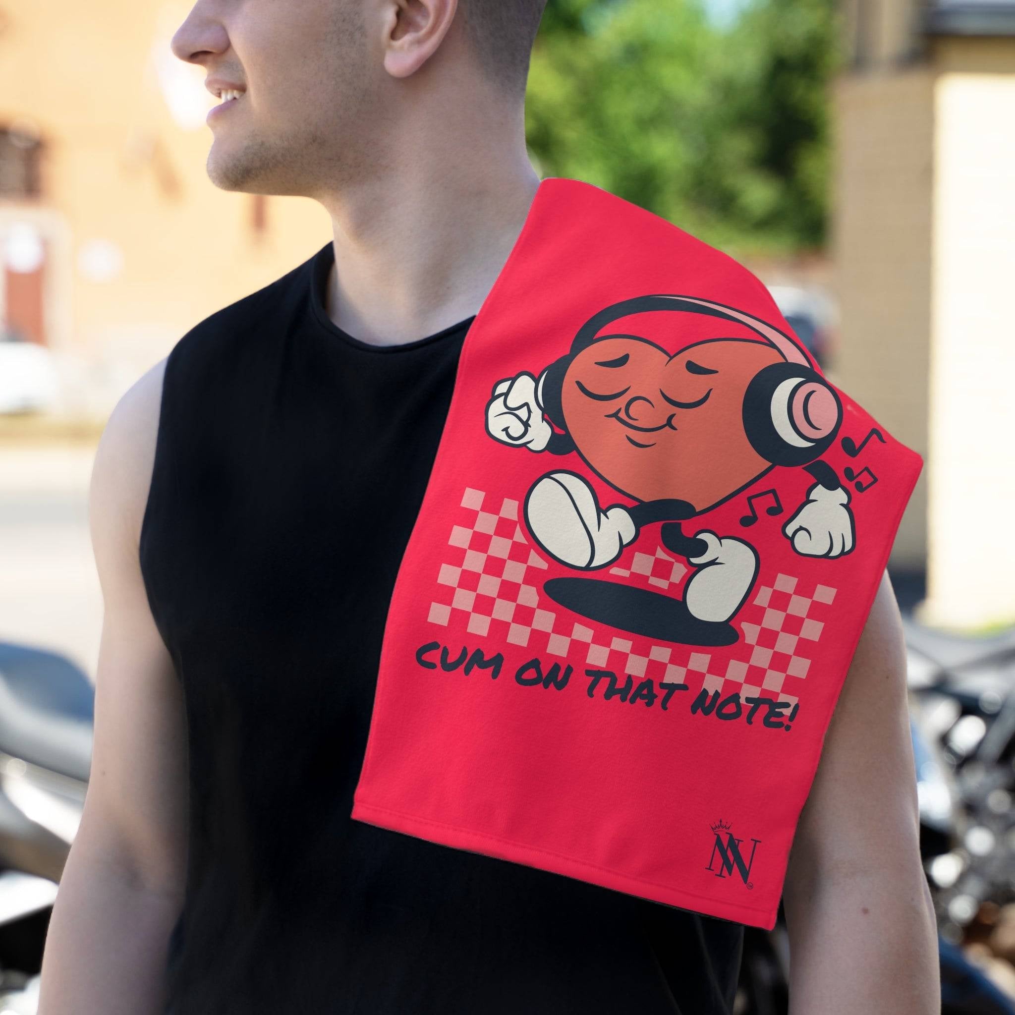 Cum On That Note! | Mix & Match Soft Fun-Flirty Lovers’ Towels