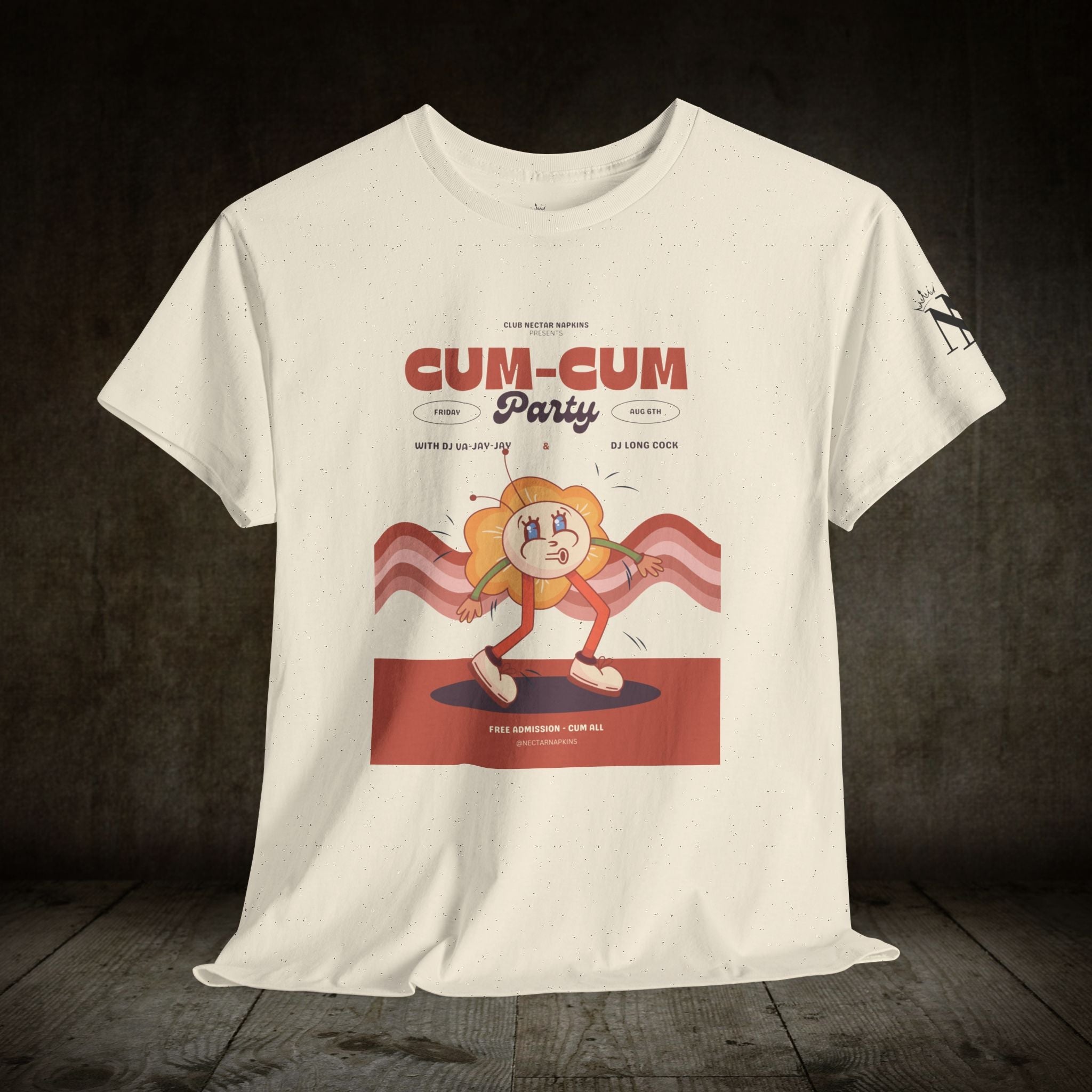 Cum-Cum Party | Mix & Match 100% Cotton Unisex Fun-Flirty Lovers’ Tees