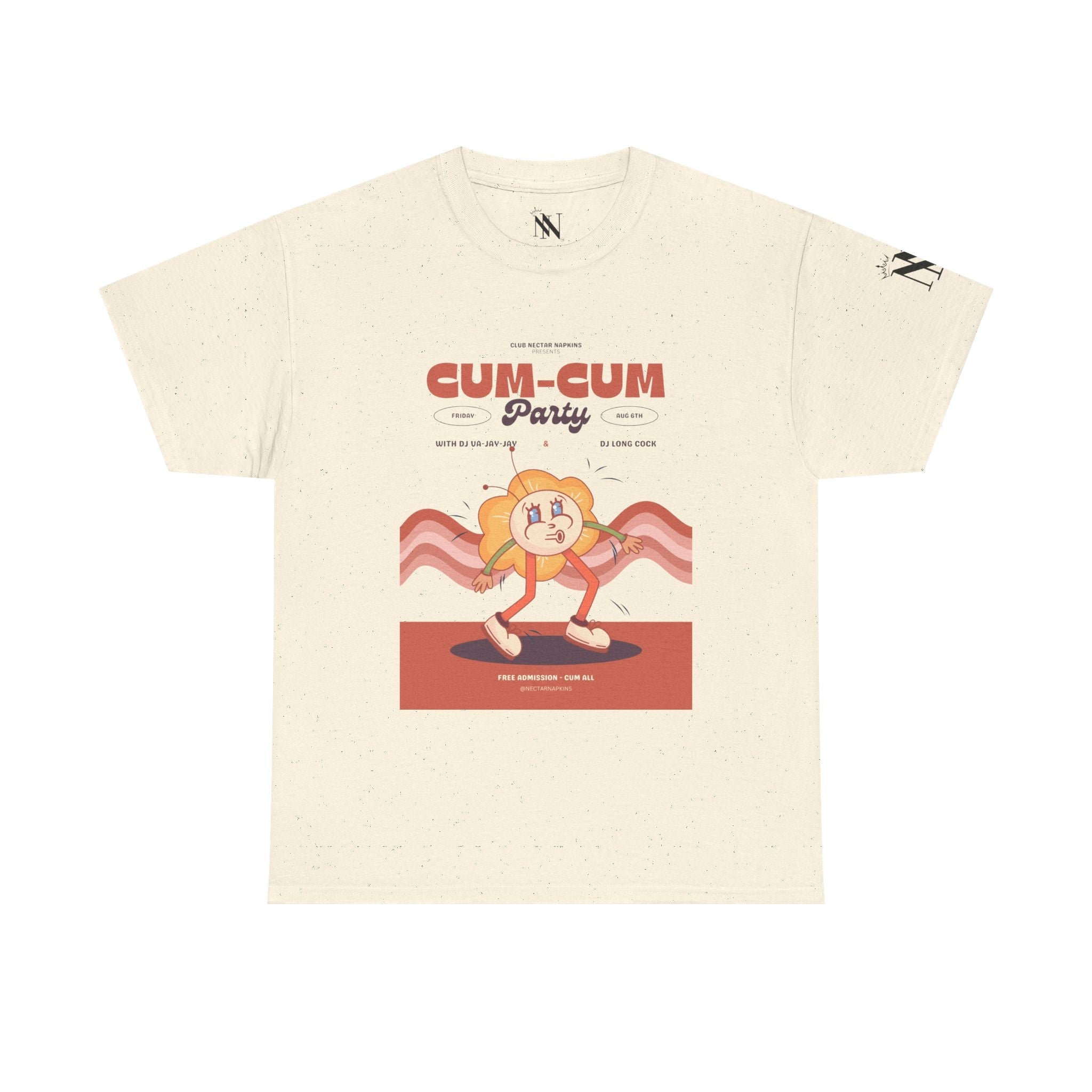 Cum-Cum Party | Mix & Match 100% Cotton Unisex Fun-Flirty Lovers’ Tees